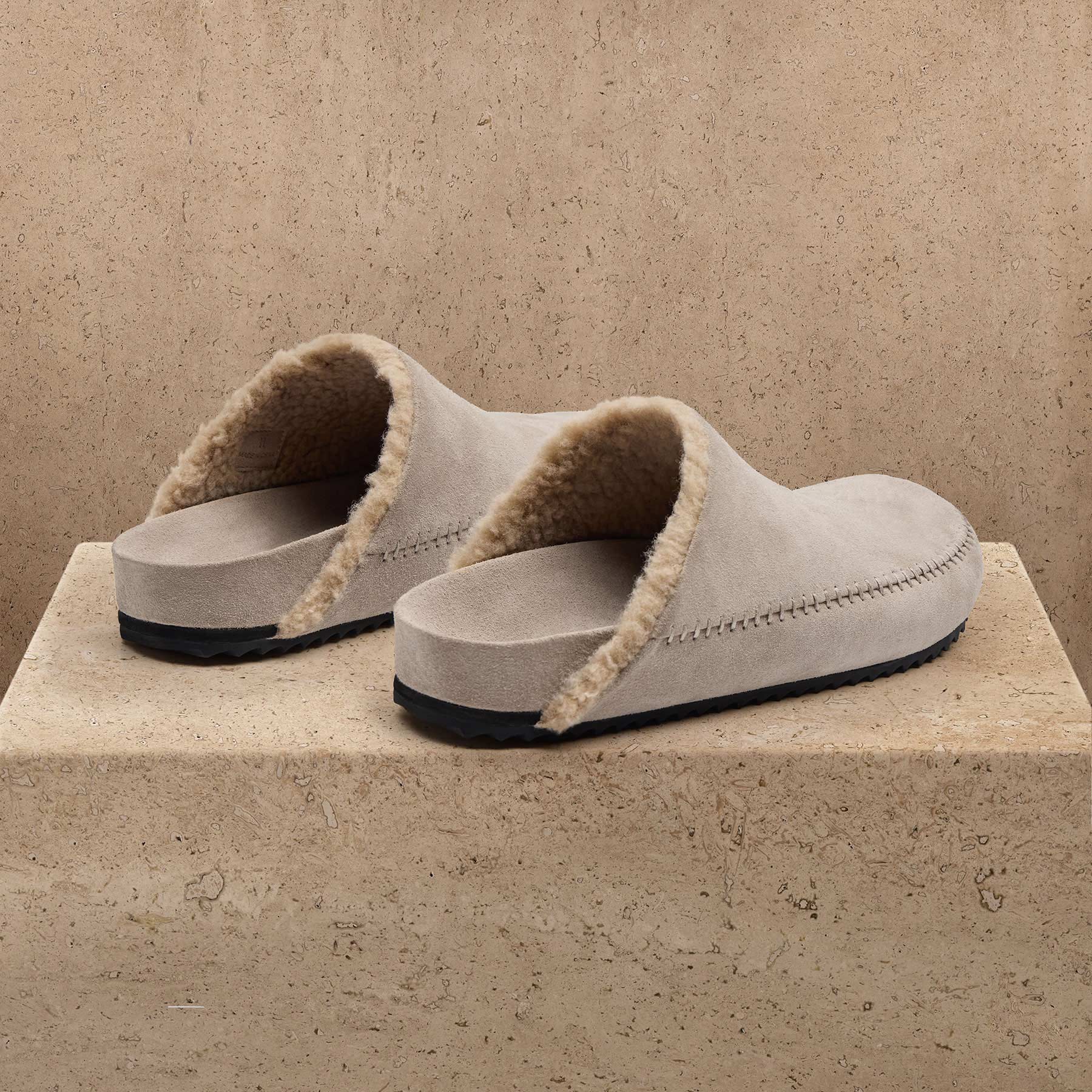 Men's Suede Clog - Earth