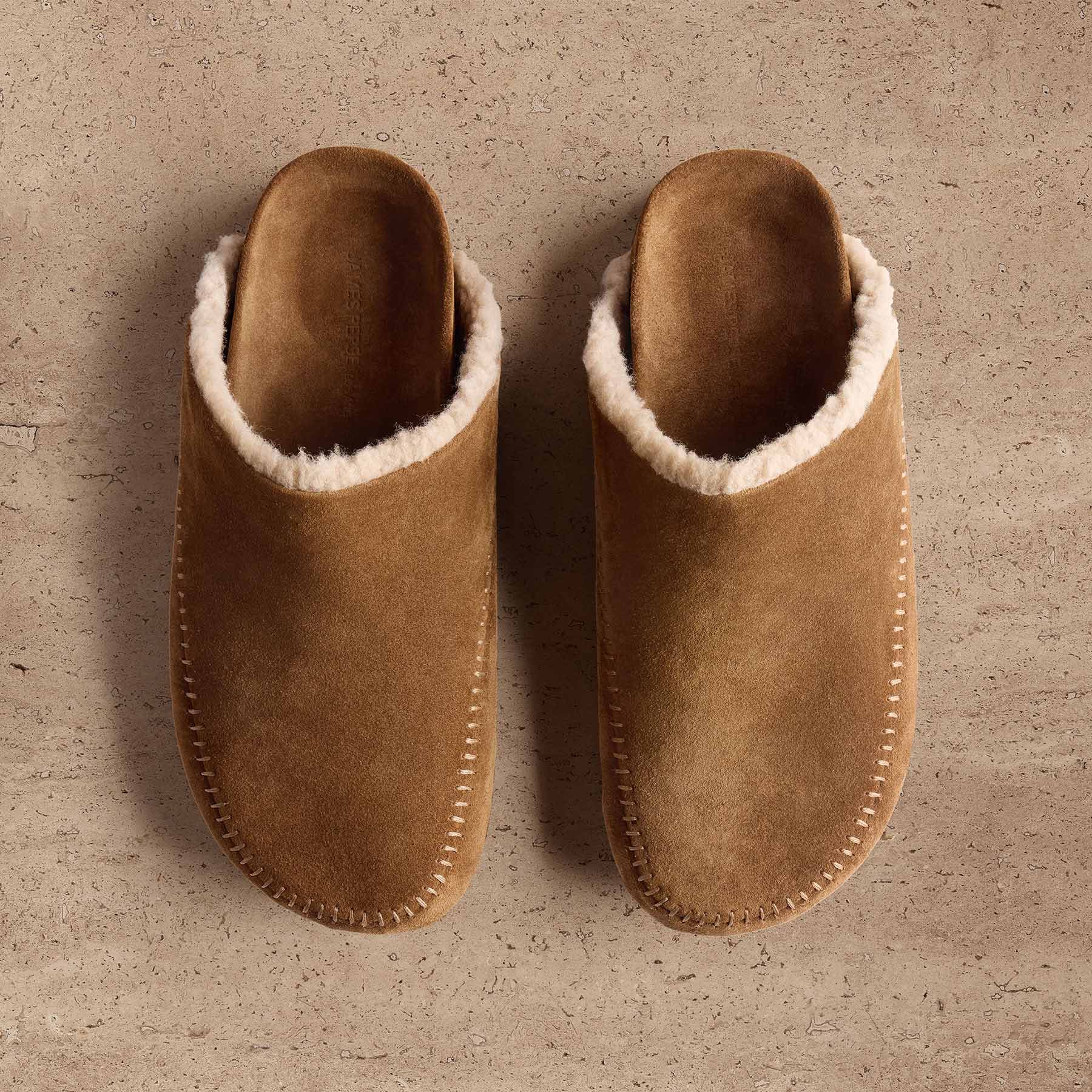 Men's Suede Clog - Tabacco