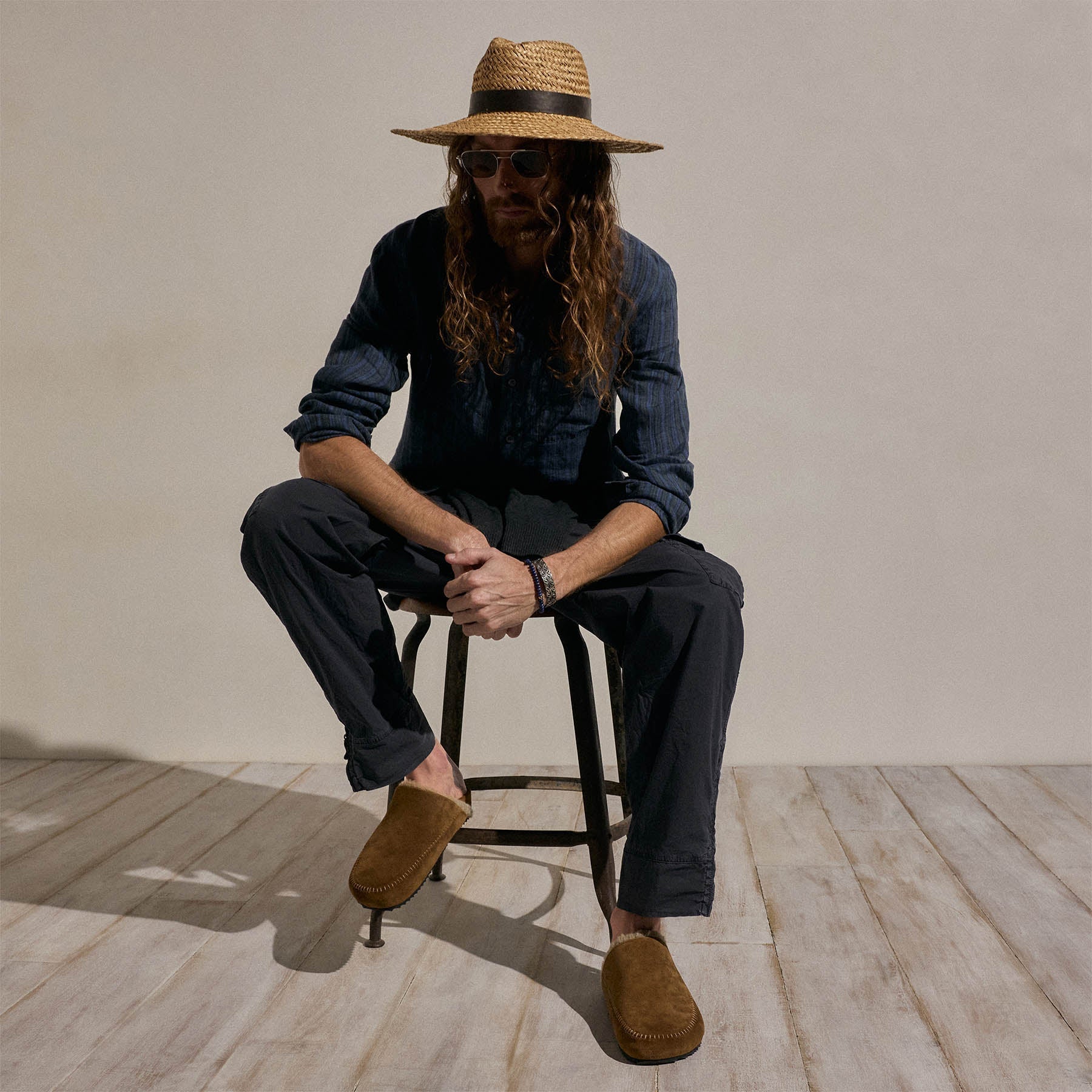 Men's Suede Clog - Tabacco