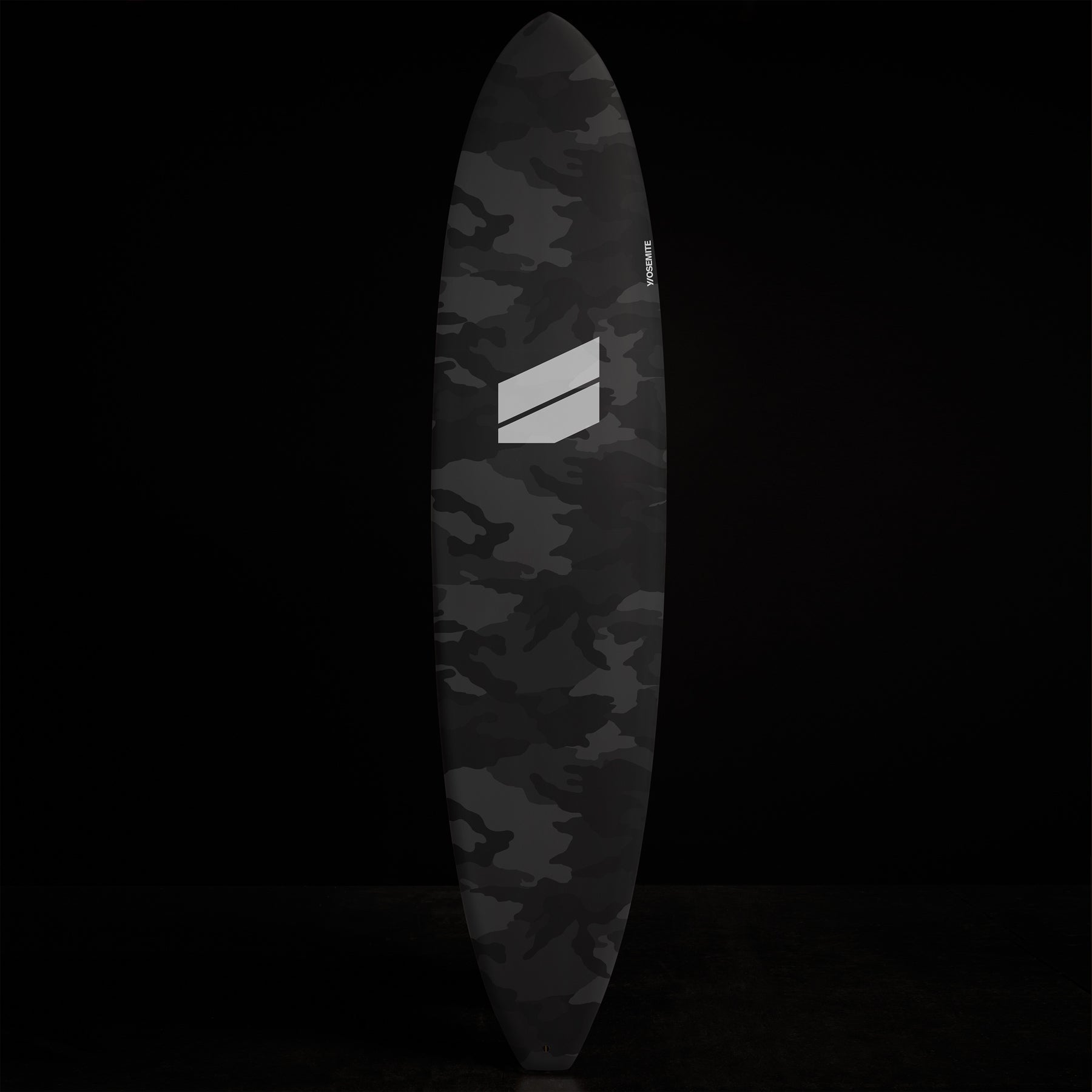 Y/OSEMITE Camo Longboard  7Ft 10In - Charcoal Camo