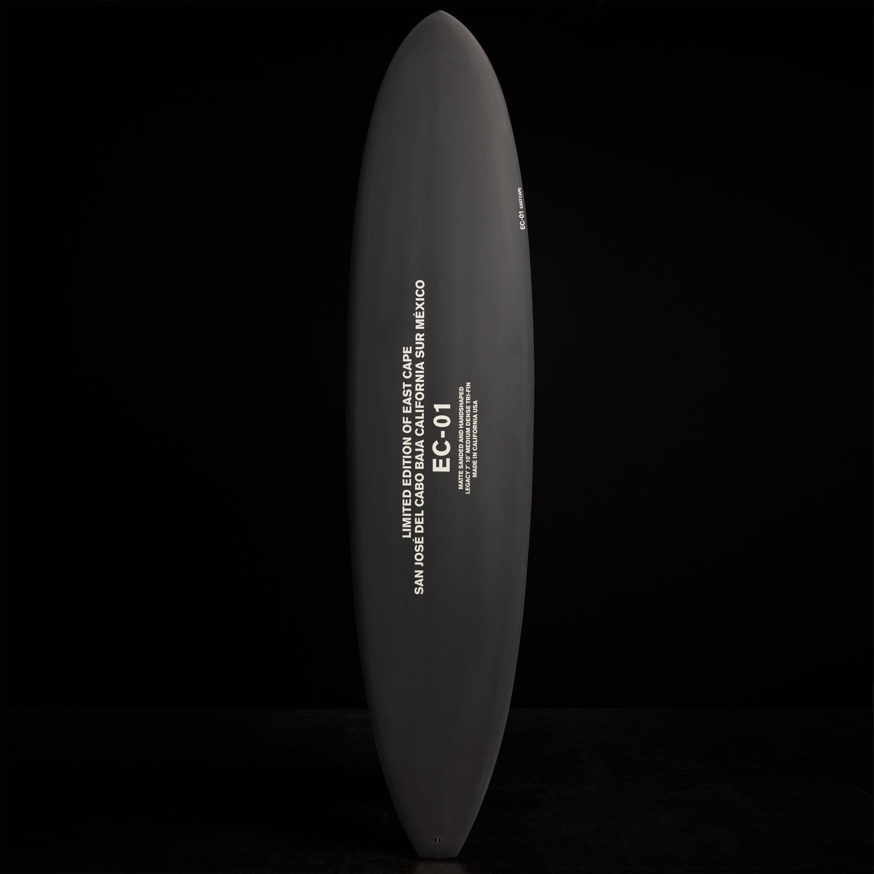 EC01 East Cape Longboard 7Ft 10In - Black