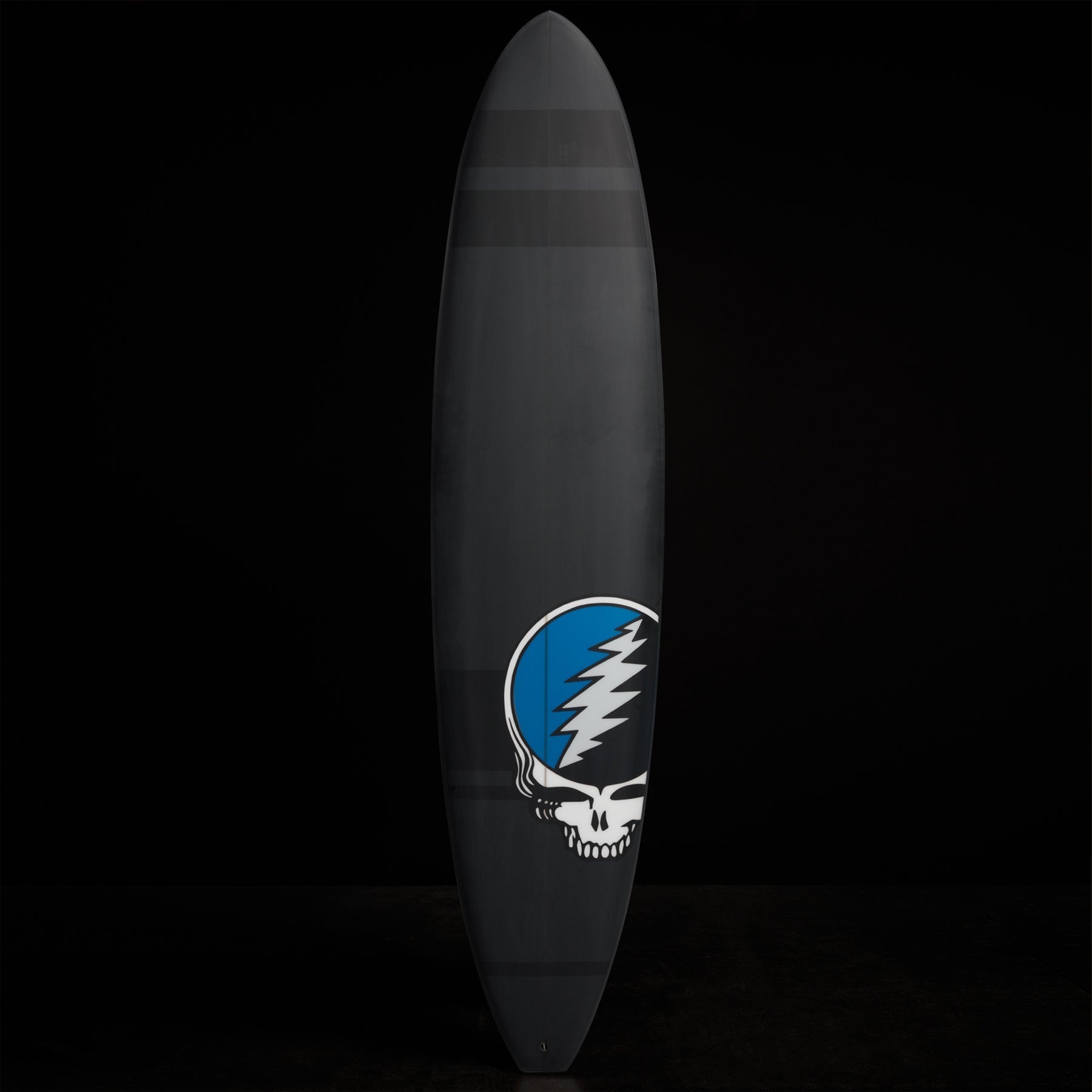 Grateful Dead Longboard 7Ft 10In - Carbon Pigment w/ Skull