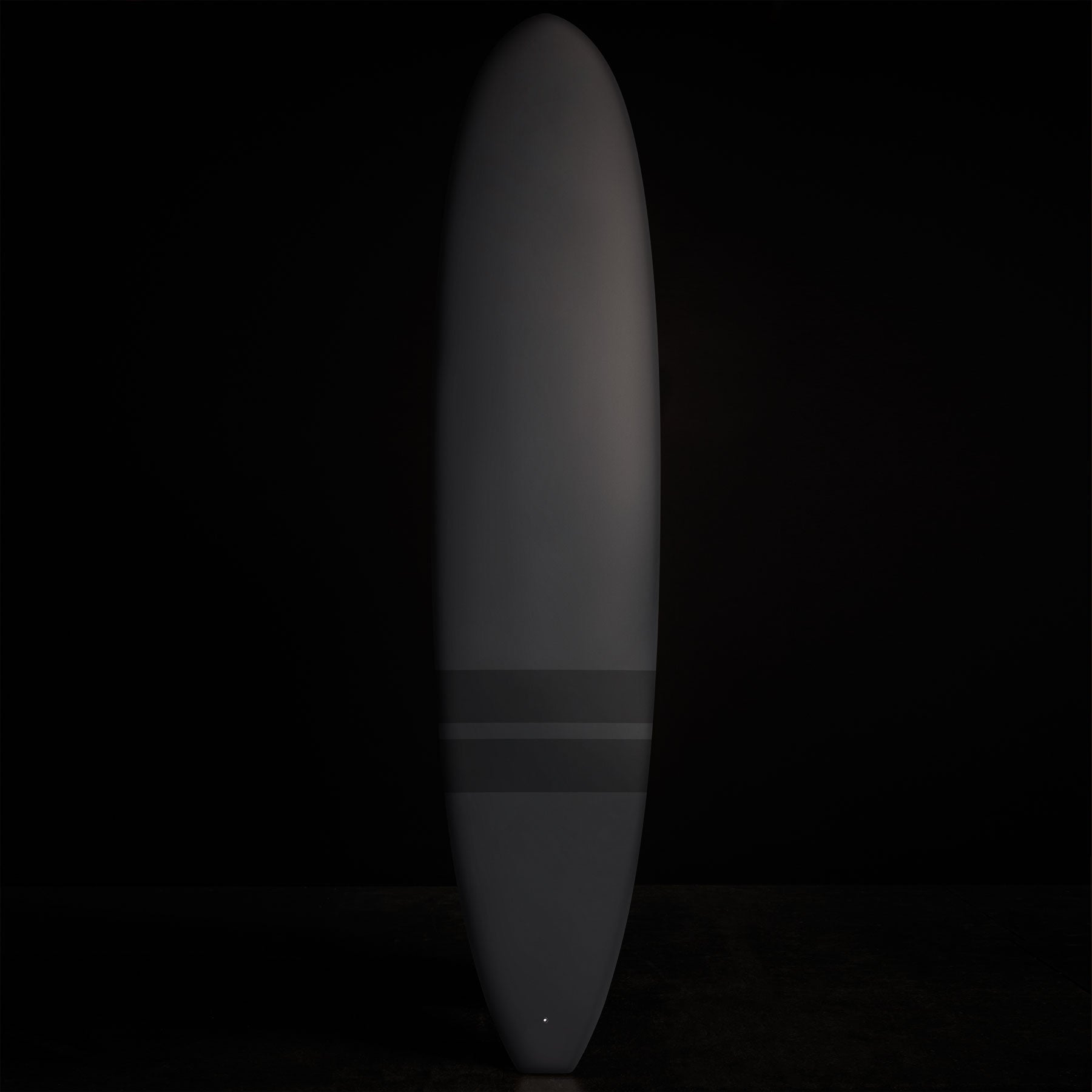 Classic Longboard  8Ft 6In - Matte Black & Black Stripe