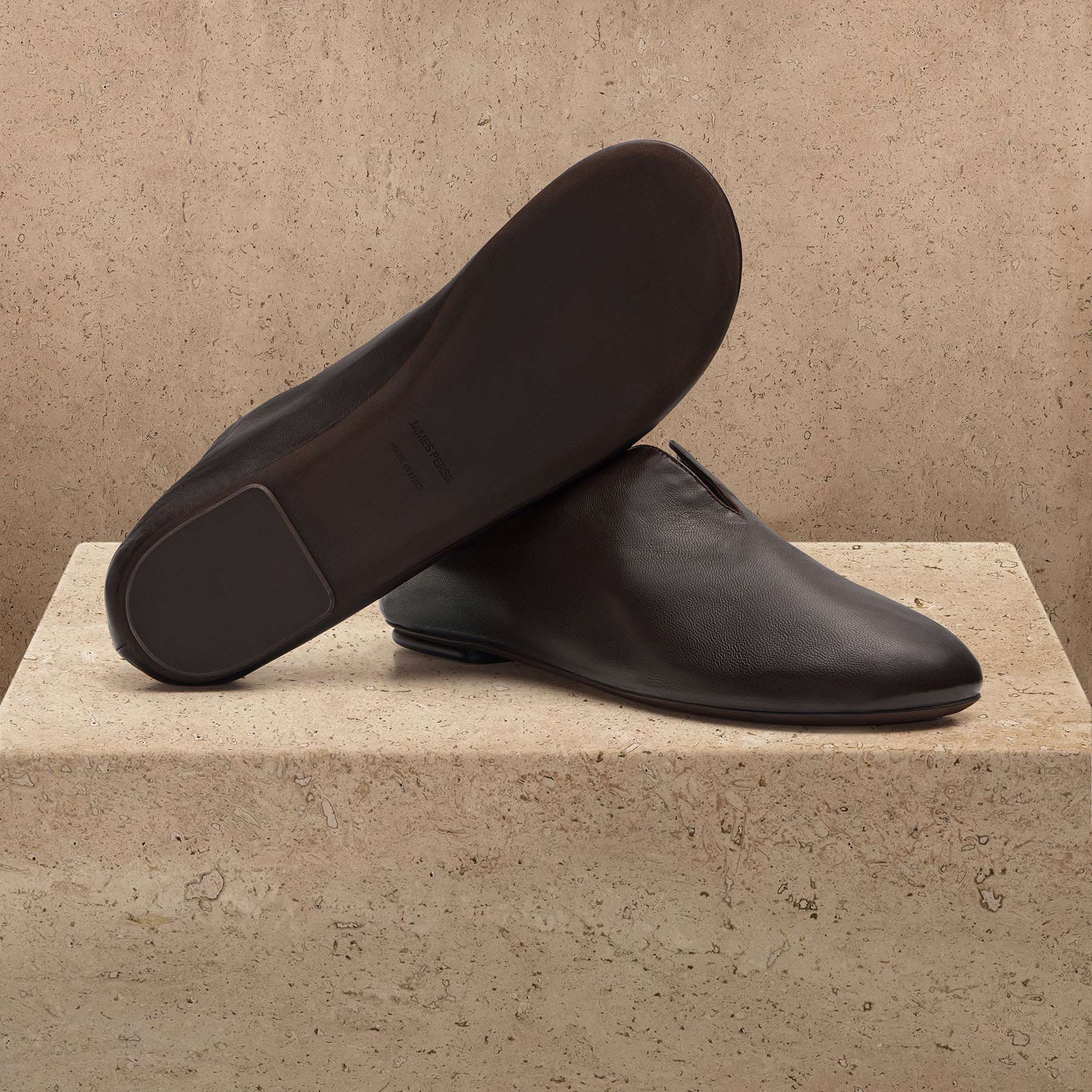 Women's Napa Leather Babouche - Pony