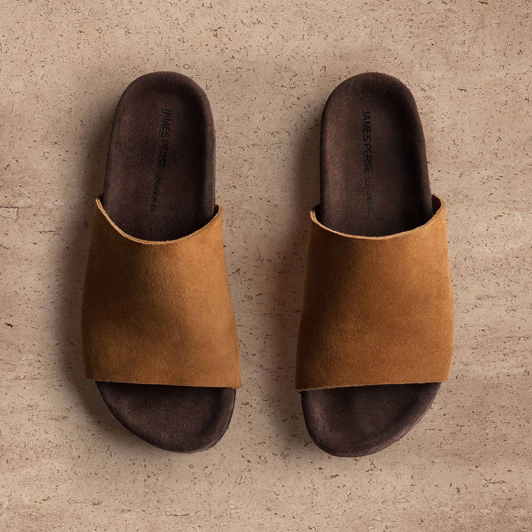 Women's Two Tone Suede Slide - Hazel/Ebony