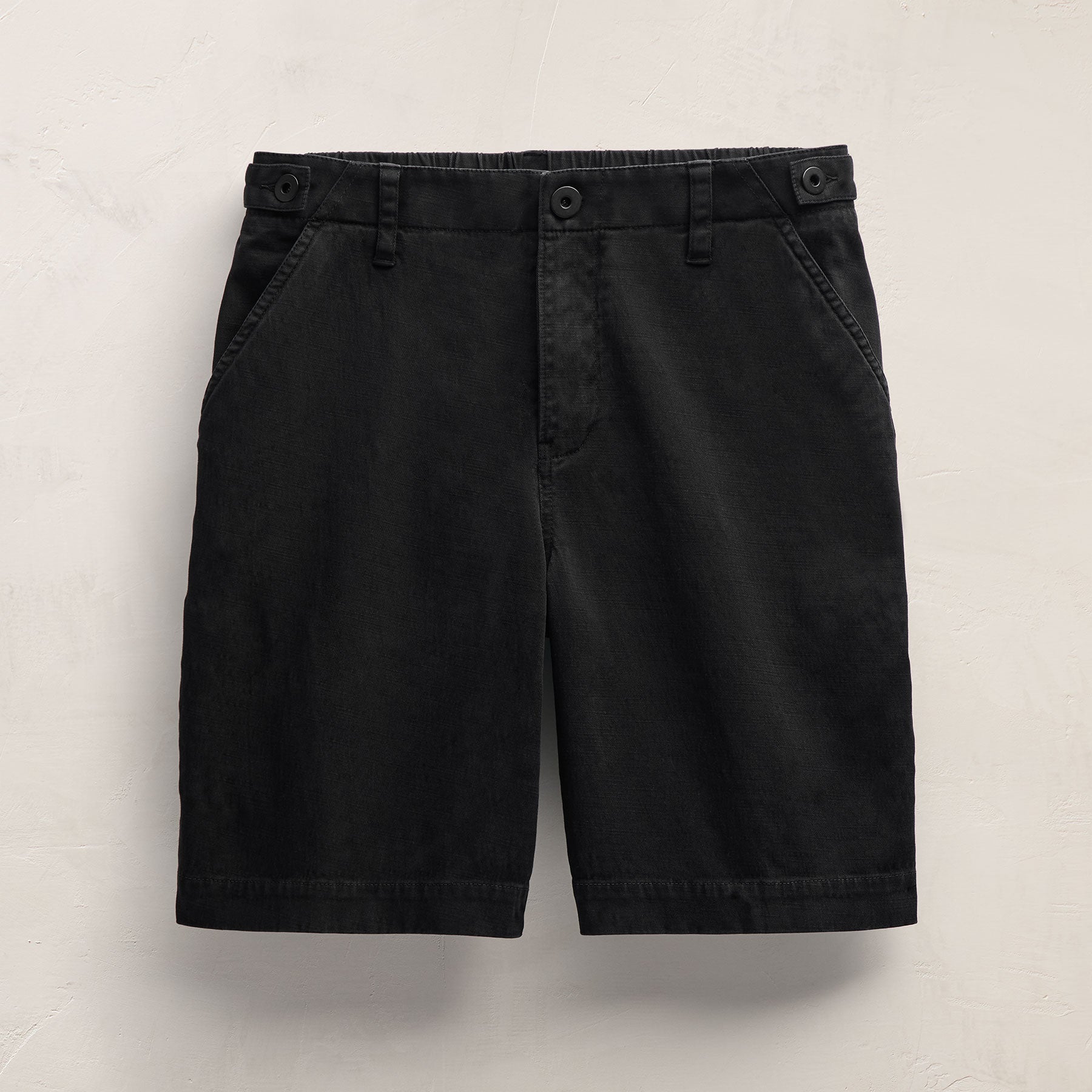 Cotton Long Short - Black Pigment