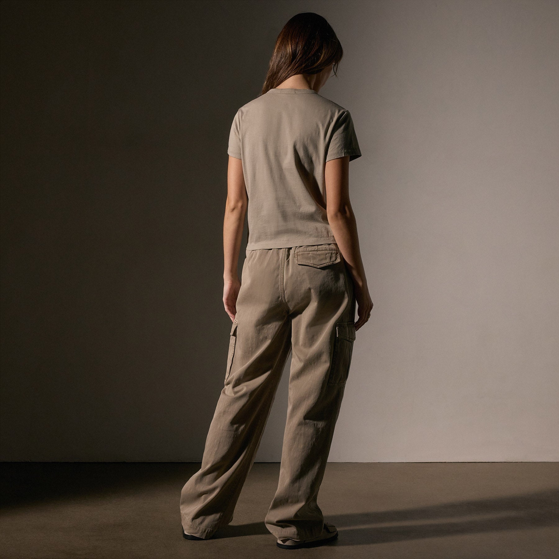 Brushed Elevated Jersey Short Sleeve Tee - Overcast