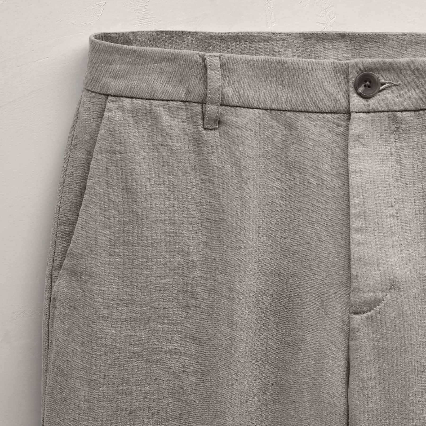 Playa Linen Trouser - Fog