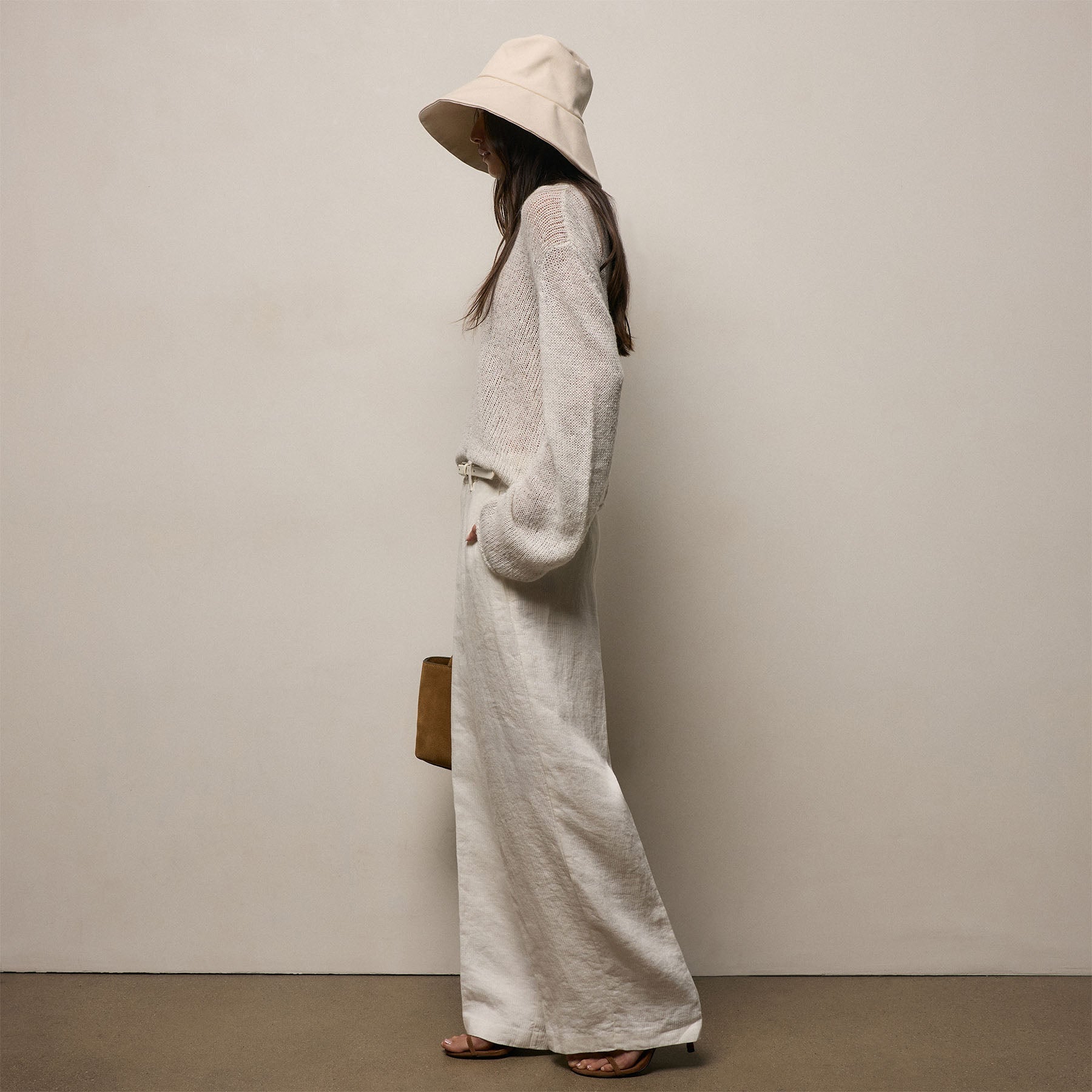 Playa Linen Trouser - Off White