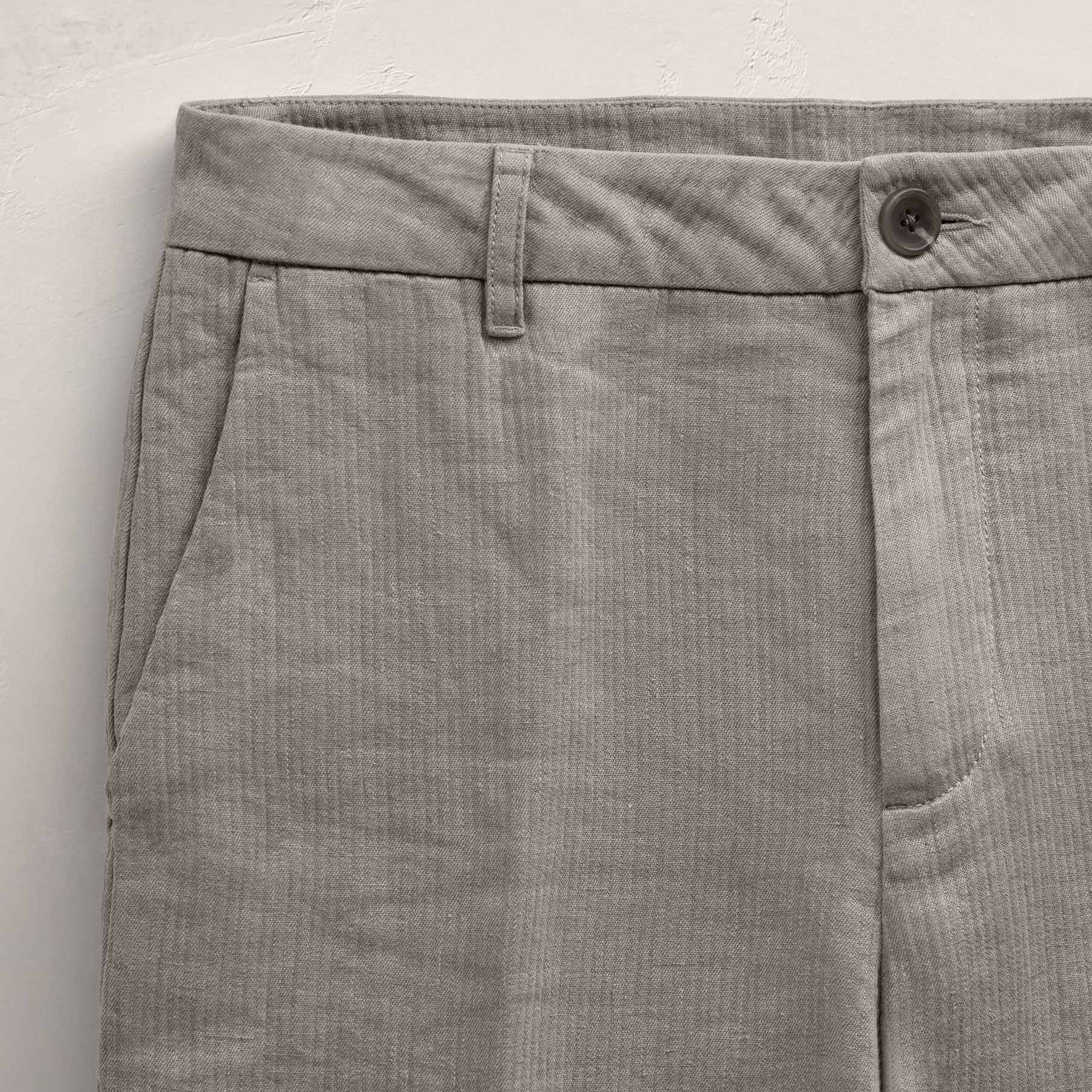 Playa Linen Bermuda Short - Fog