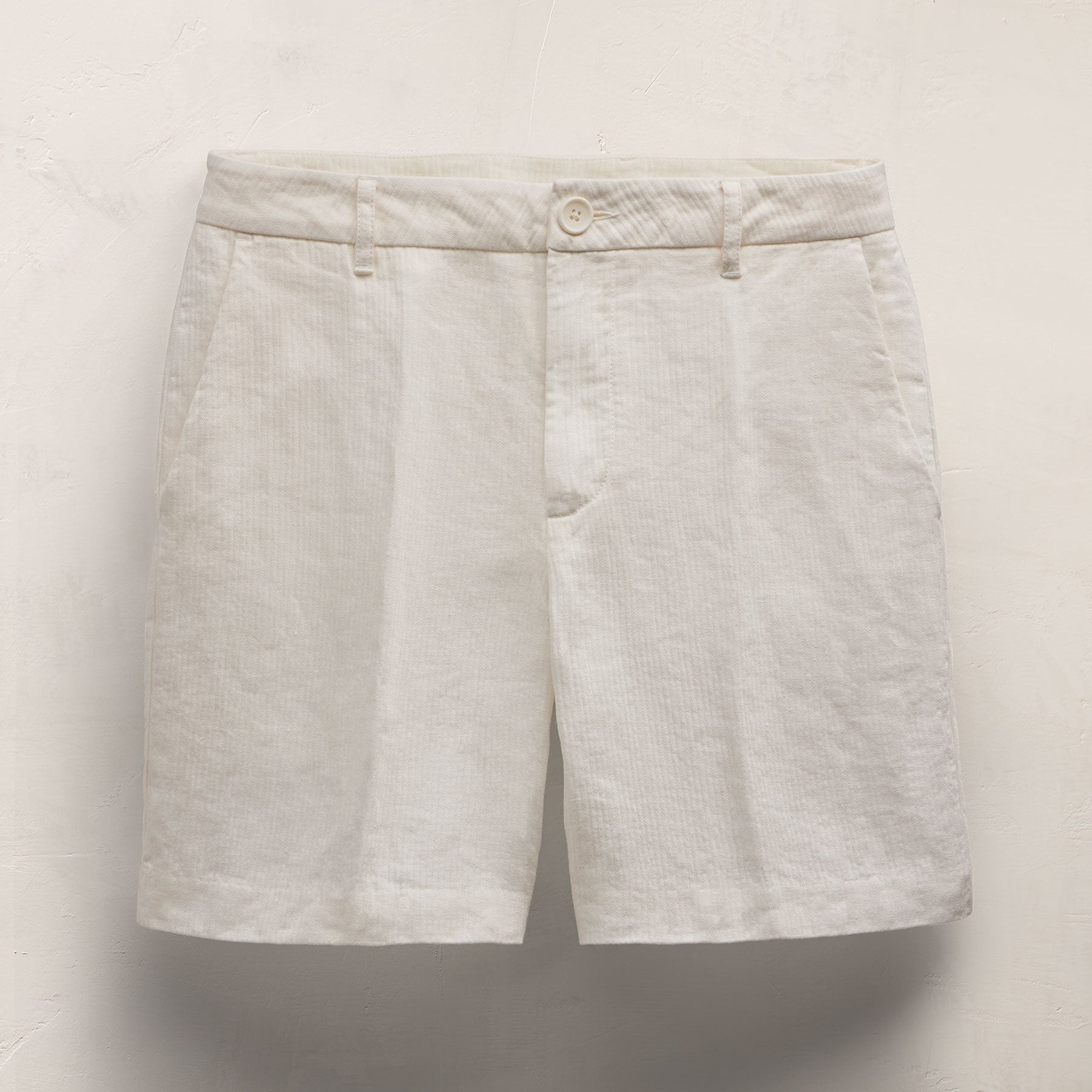 Playa Linen Bermuda Short - Off White