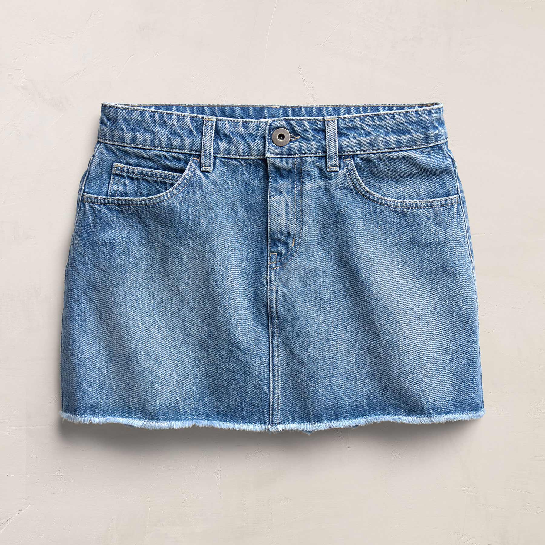 5 Pocket Denim Mini Skirt - Vintage Pacific