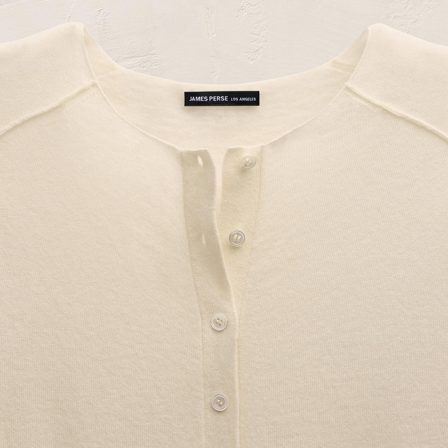Cashmere Raglan Cardigan - Ecru