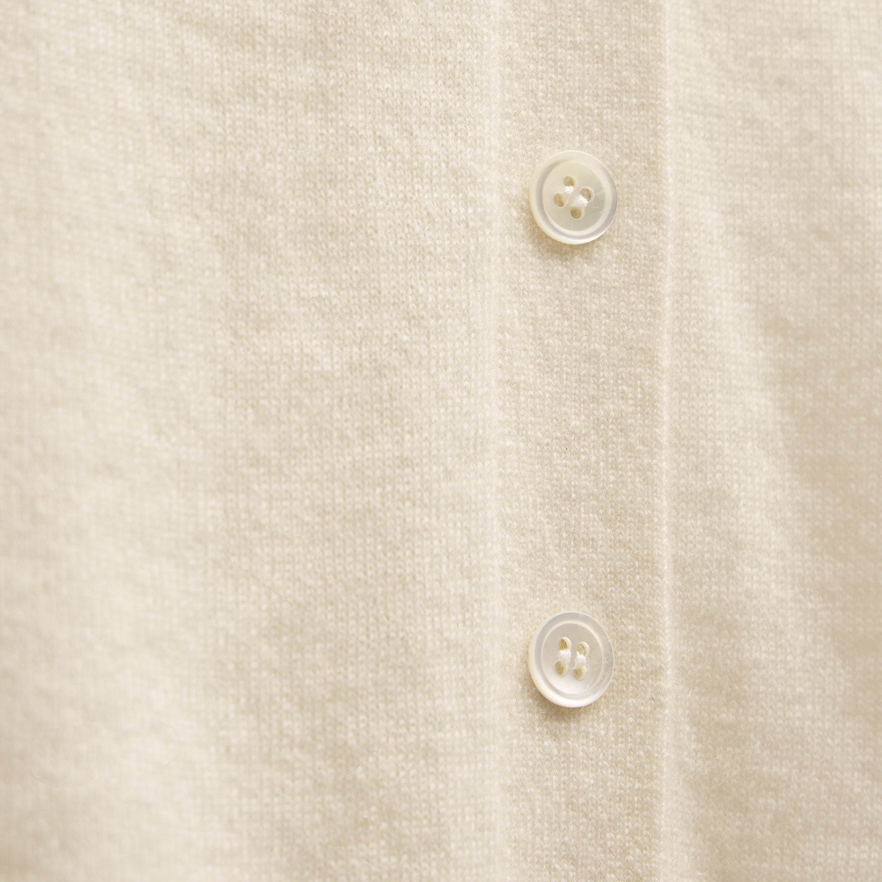 Cashmere Raglan Cardigan - Ecru