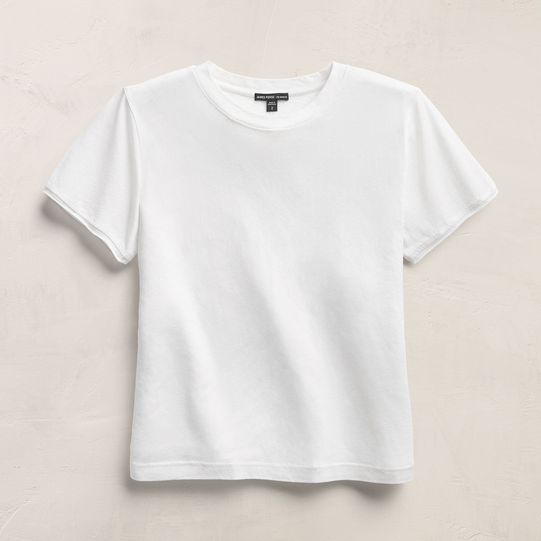 Cotton Cashmere Tee - White