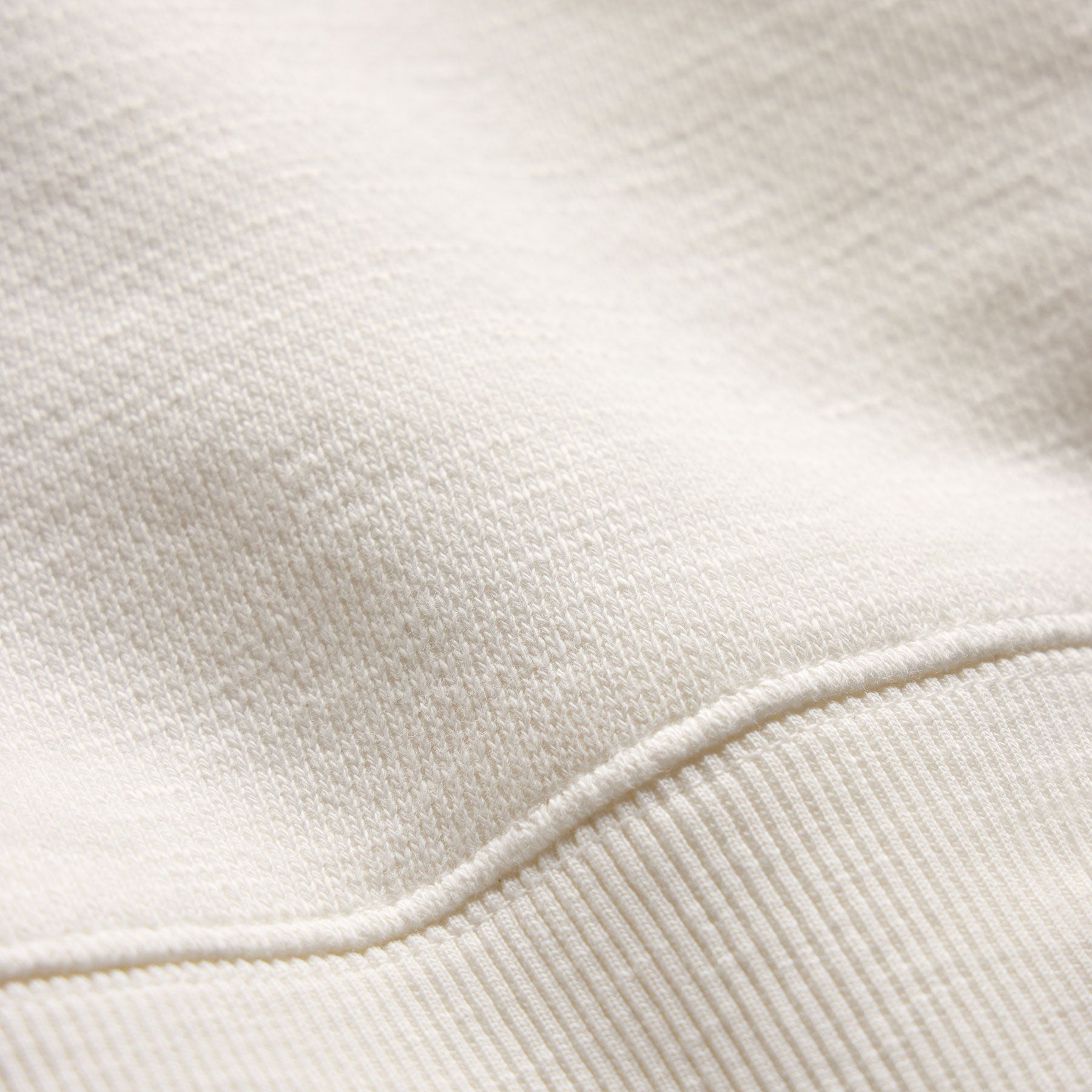 French Terry Henley Pullover - Off White