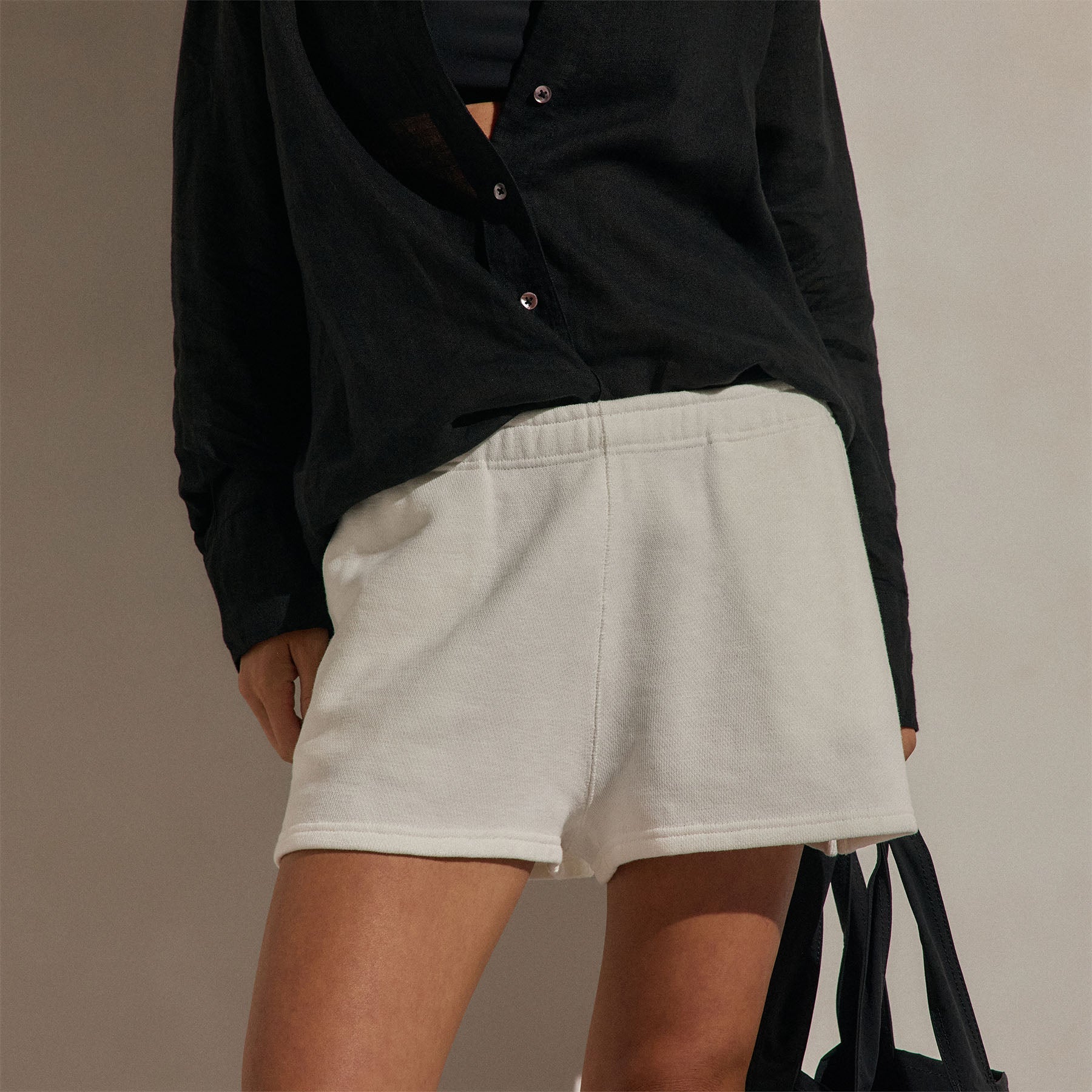 French Terry Sweat Short - Off White