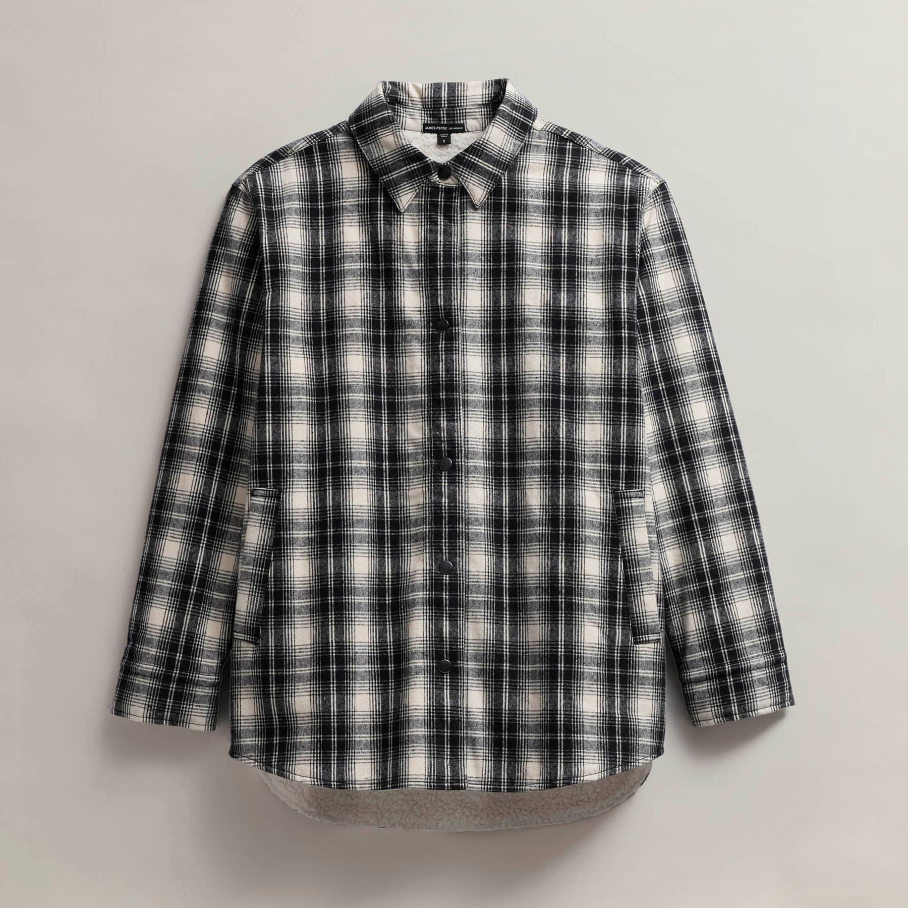 Women's Grateful Dead Lined Plaid Jacket - Black/White