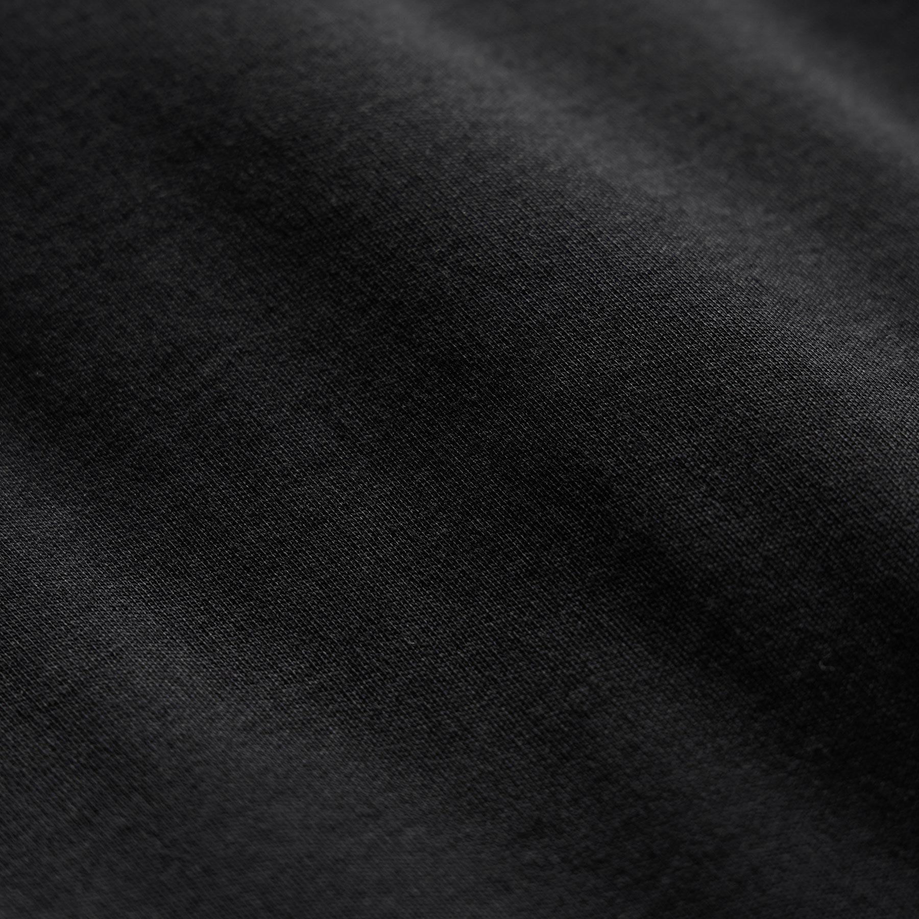 Cotton Jersey Oversized Tee - Black