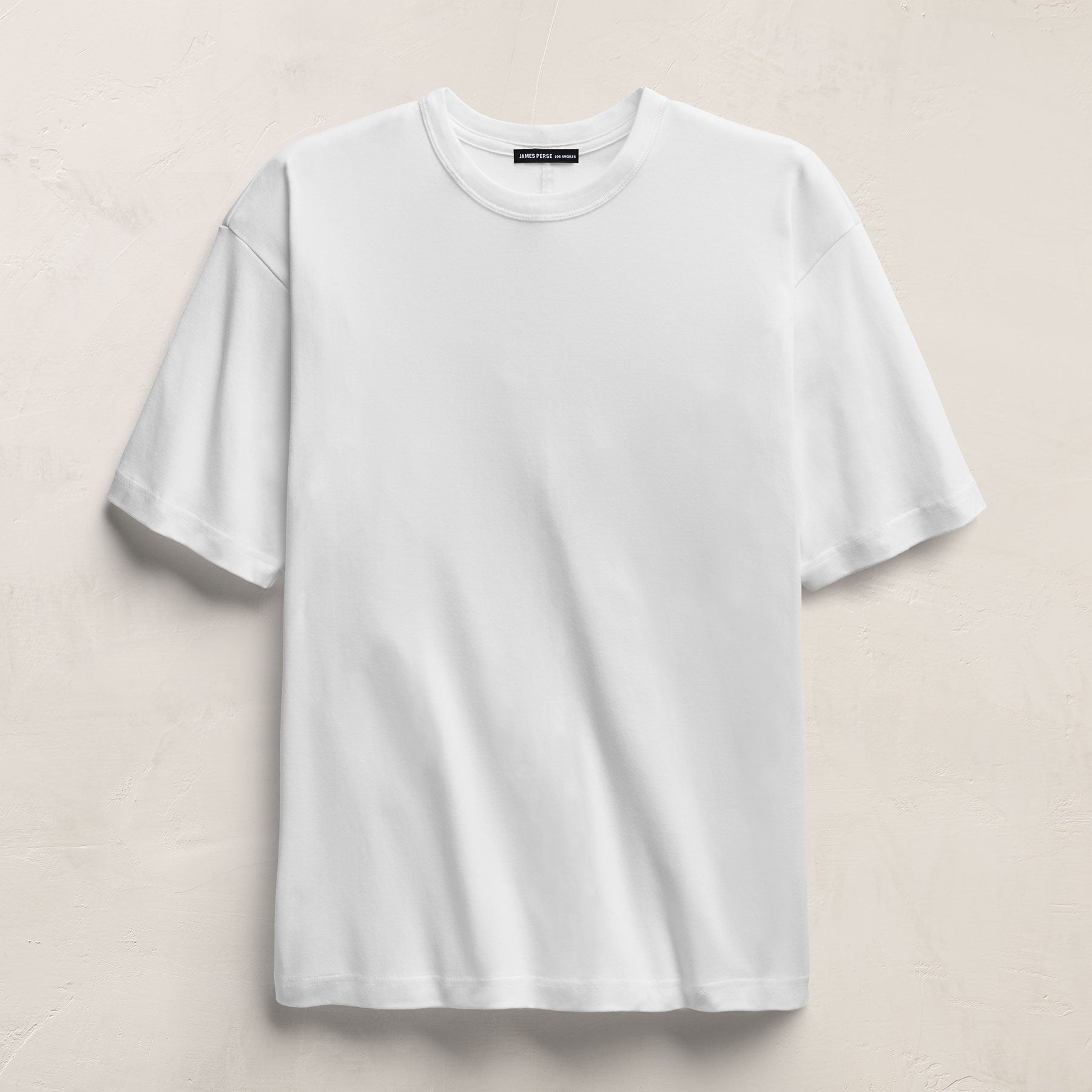 Cotton Jersey Oversized Tee - White