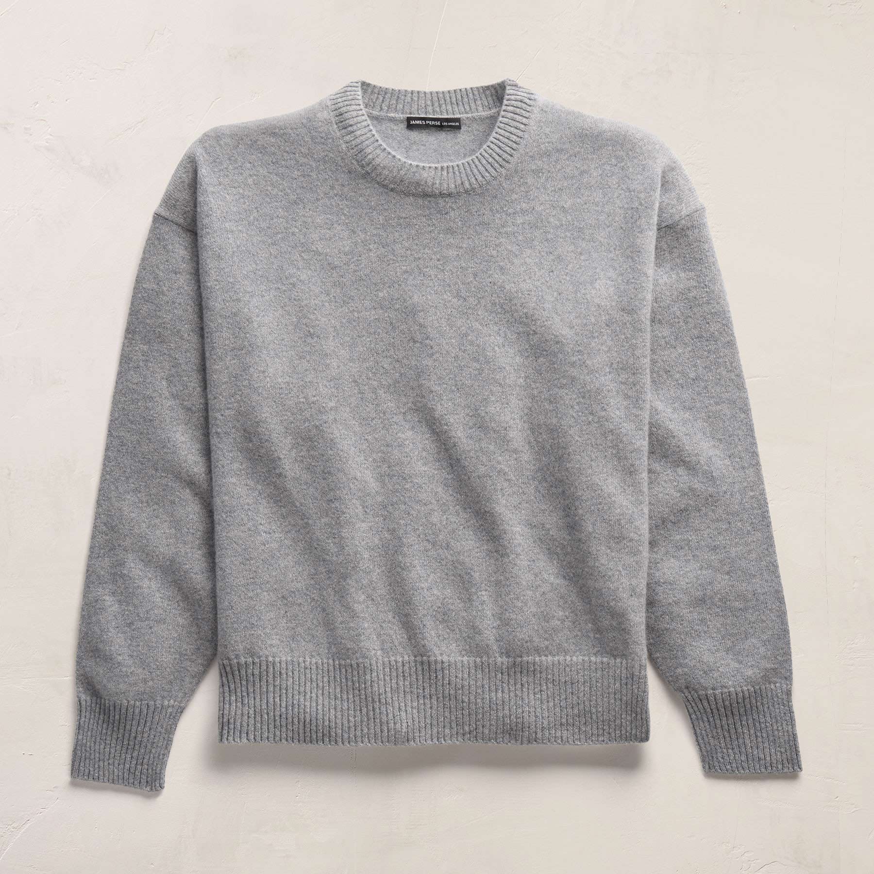 Spun Cashmere Crew Sweater - Heather Grey