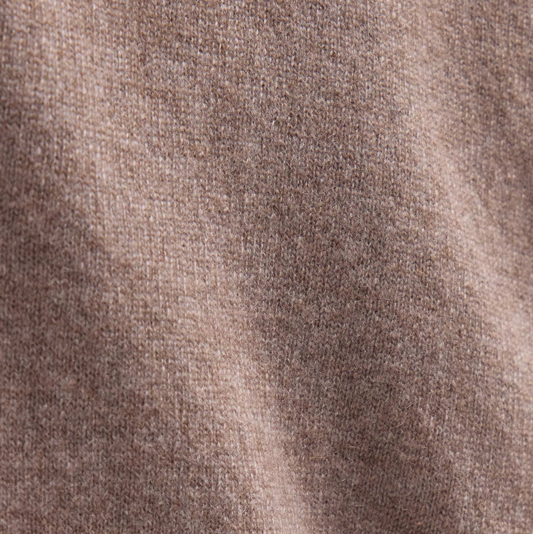 Spun Cashmere Crew Sweater - Warm Brown