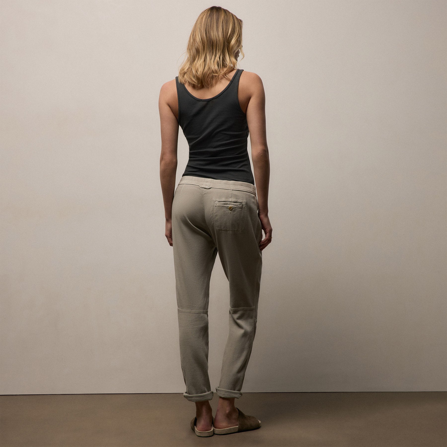 Soft Drape Pant - Driftwood Pigment