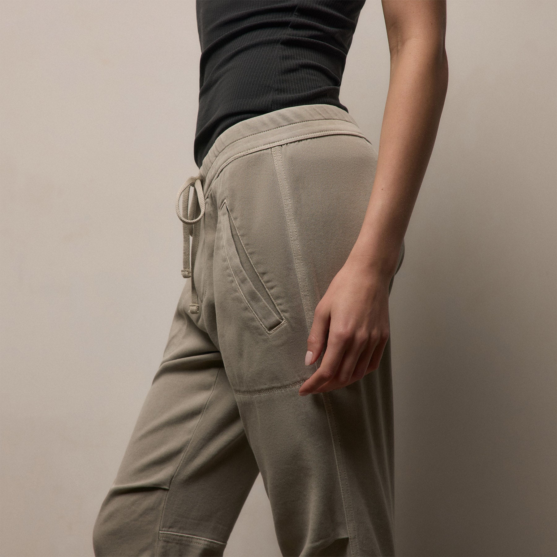 Soft Drape Pant - Driftwood Pigment