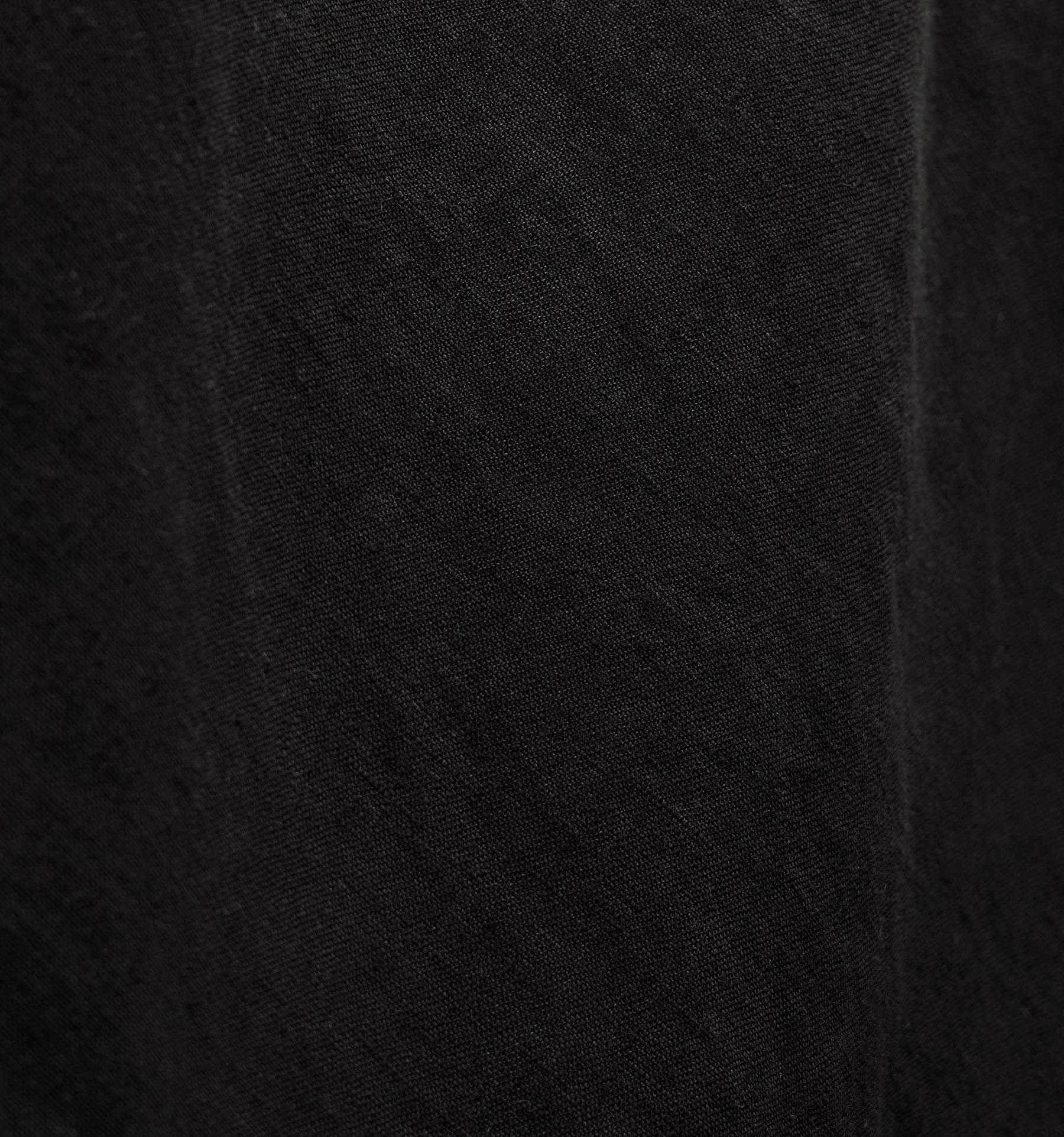 Linen Halter Dress - Black