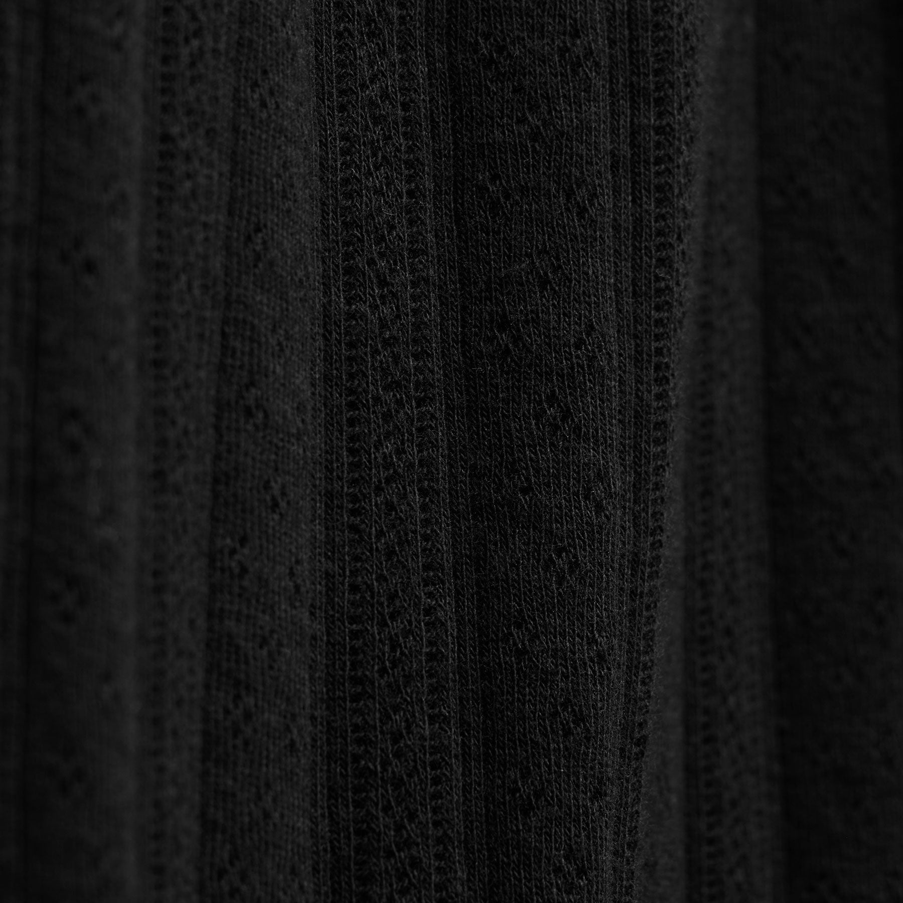 Pointelle Tank Top - Black