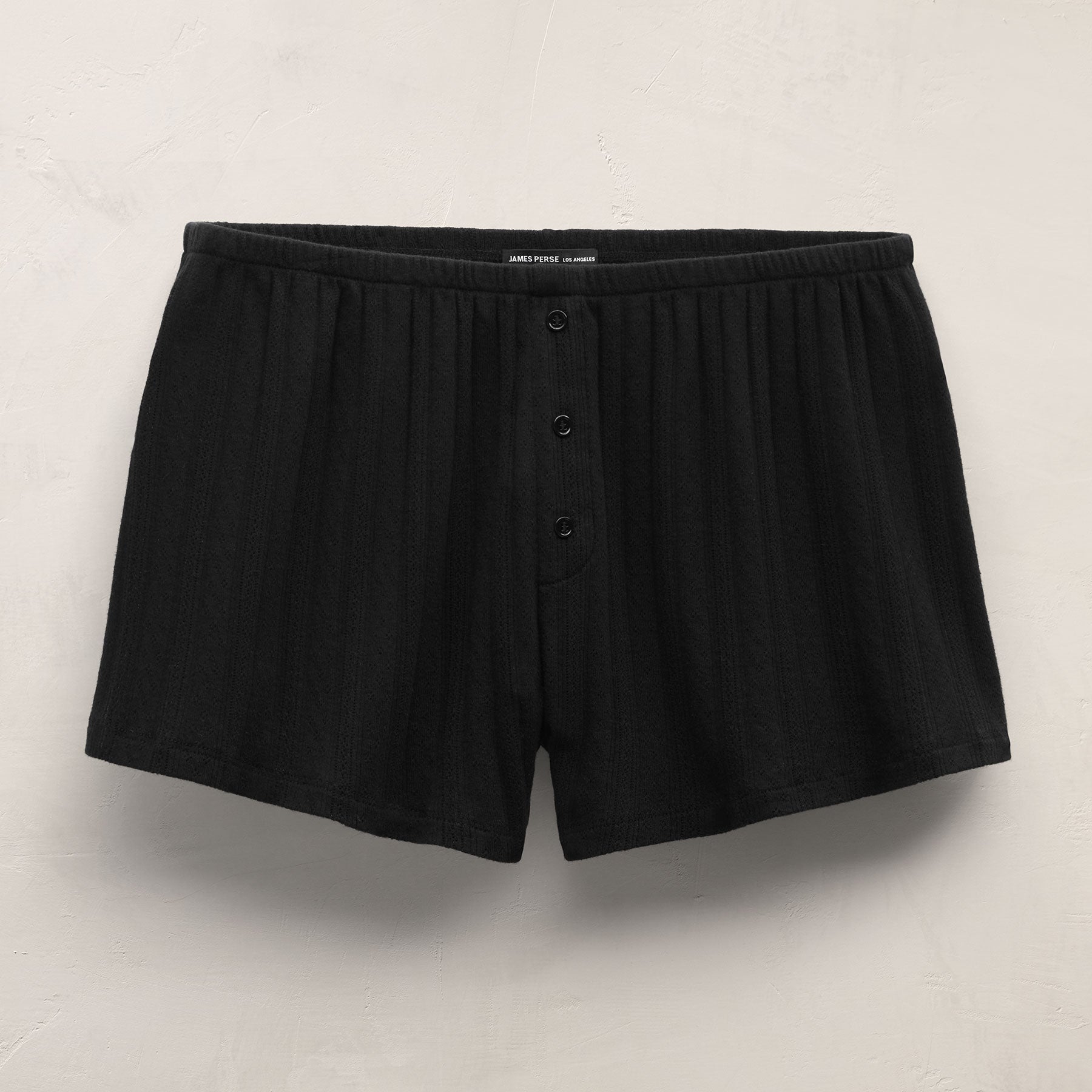 Pointelle Shortie - Black
