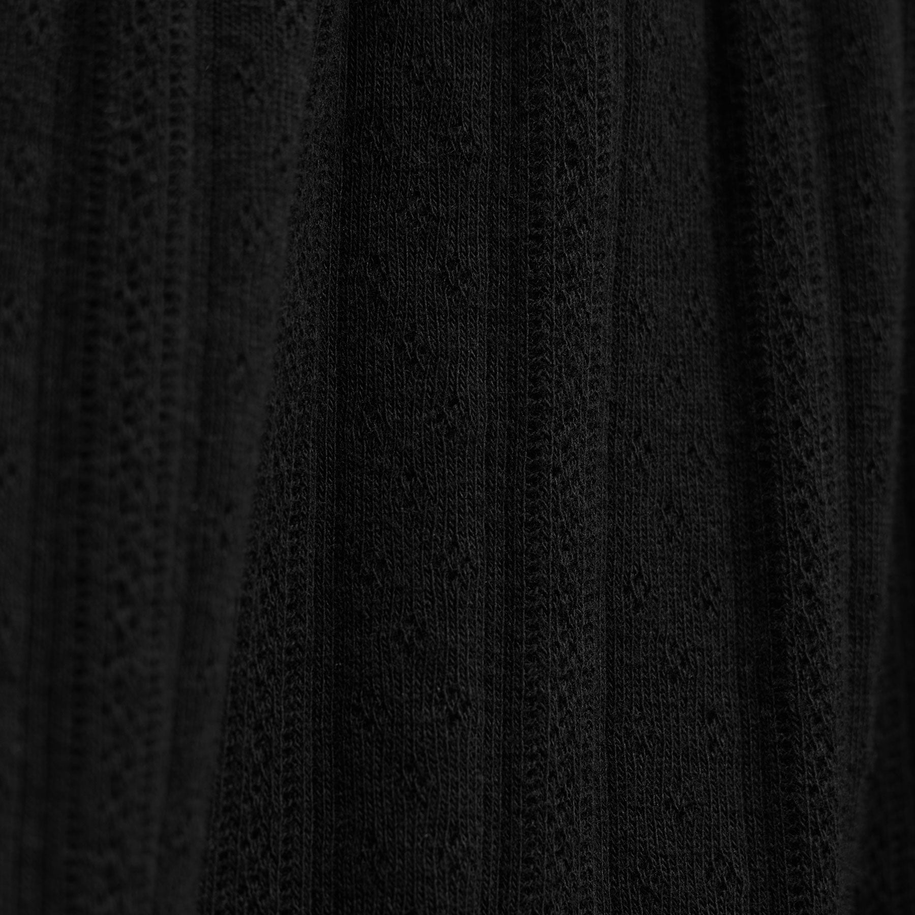 Pointelle Shortie - Black