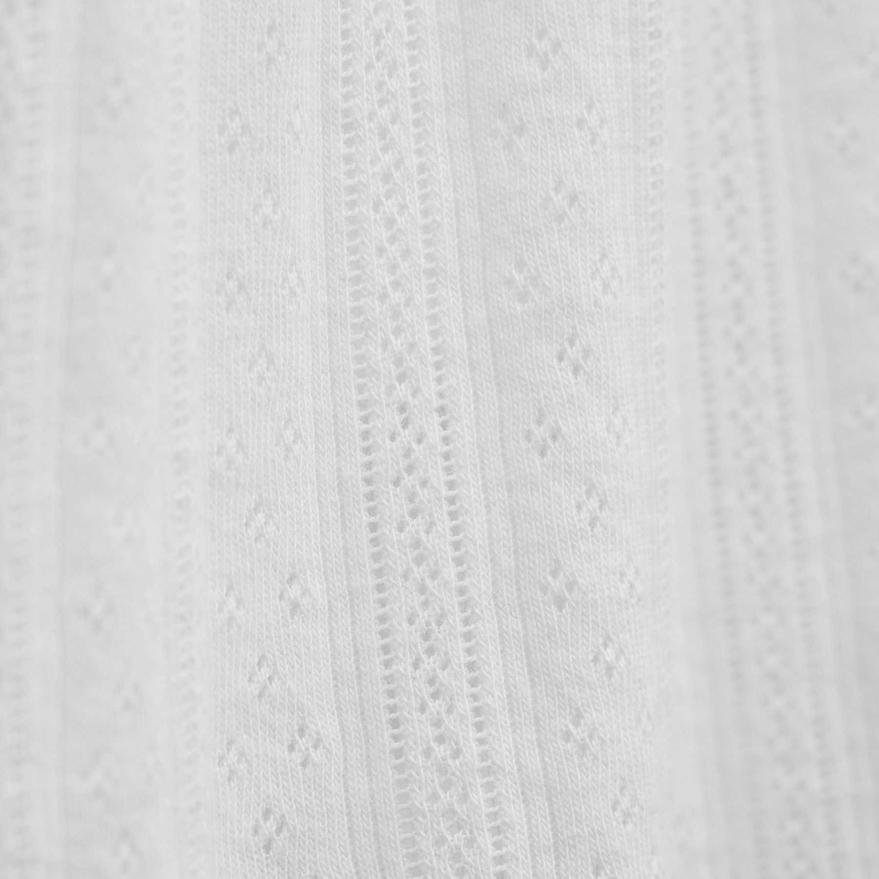 Pointelle Shortie - White