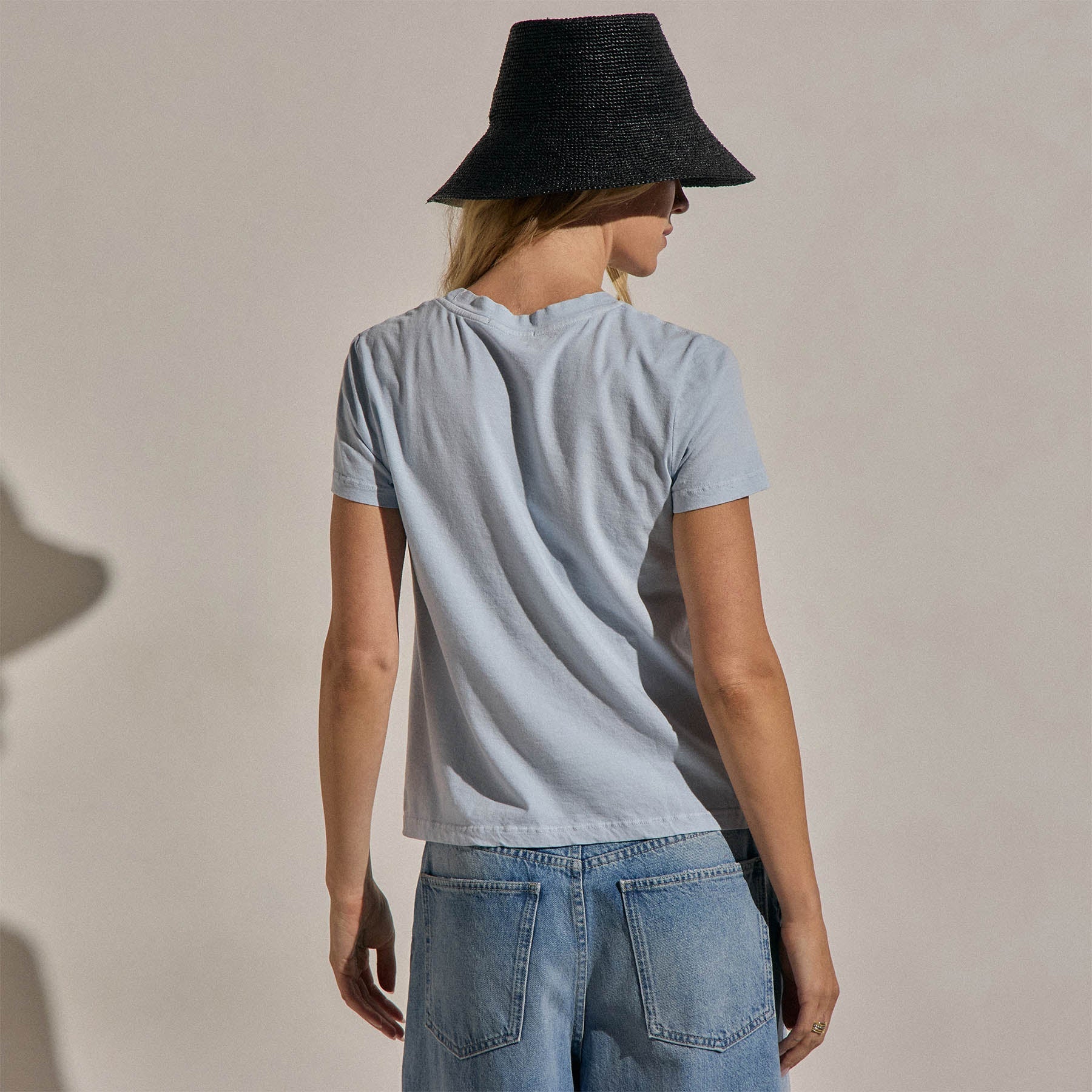 Vintage Little Boy Tee - Pale Azul Pigment