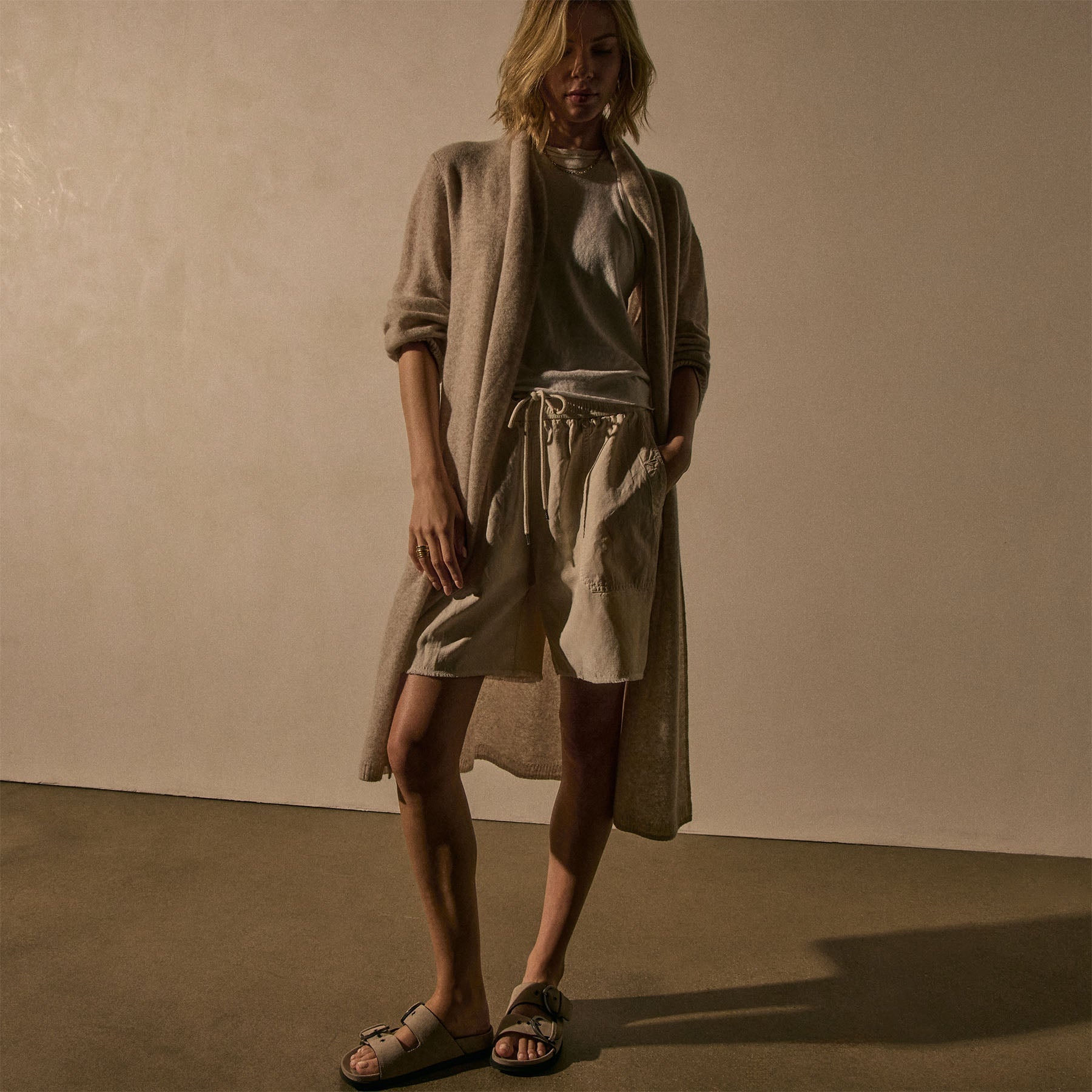 Lightweight Utility Short - Alabaster Pigment