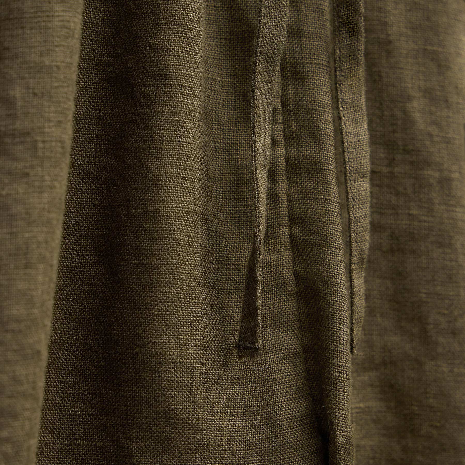Linen Short - Army Green