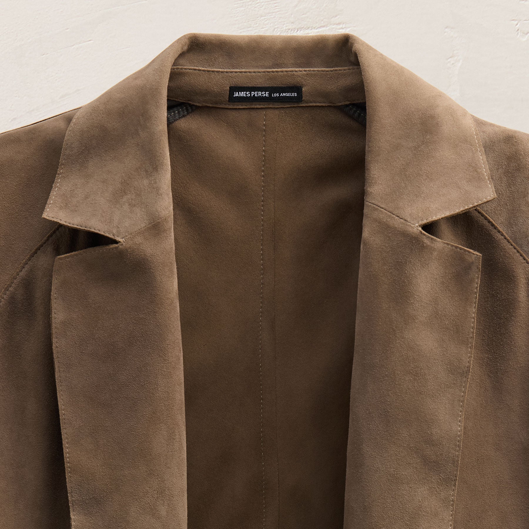 Suede Trench Coat - Caribou