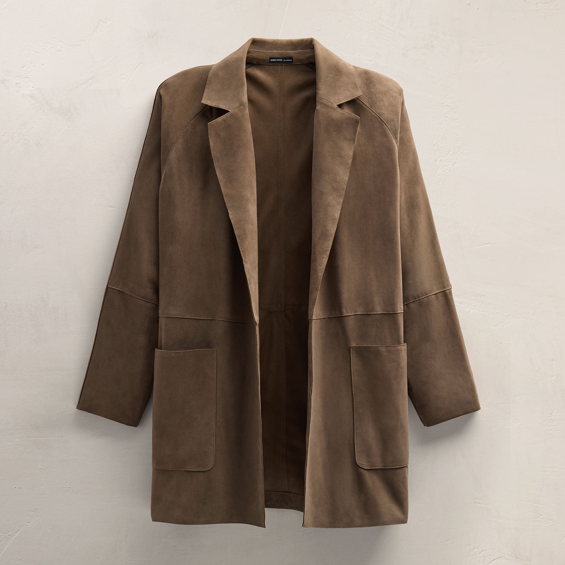 Suede Trench Coat - Caribou