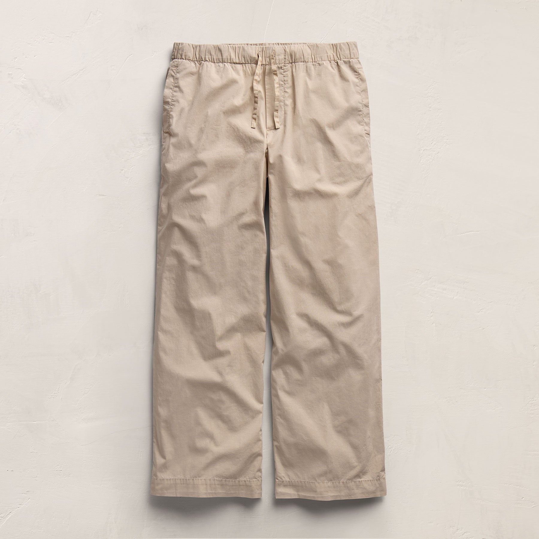 Stretch Poplin Drawcord Pant - Stone Pigment