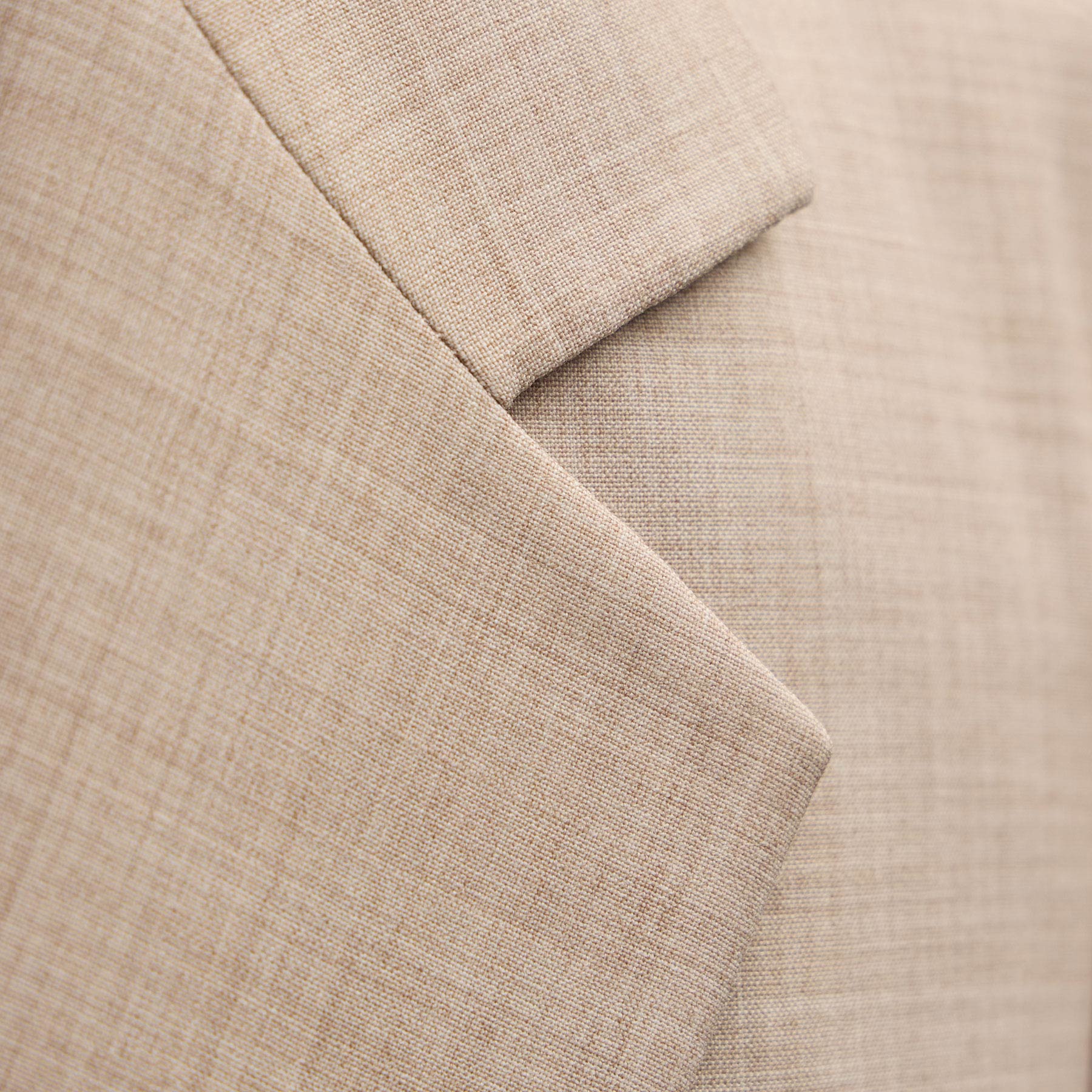 Relaxed Wool Blend Melange Blazer - Heather Stone