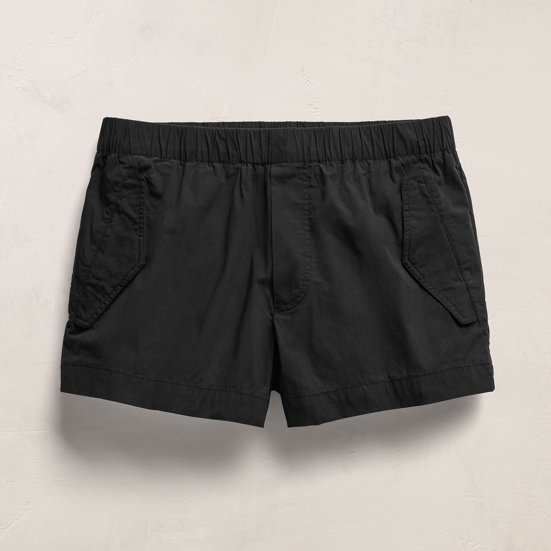Stretch Poplin Surplus Short - Black