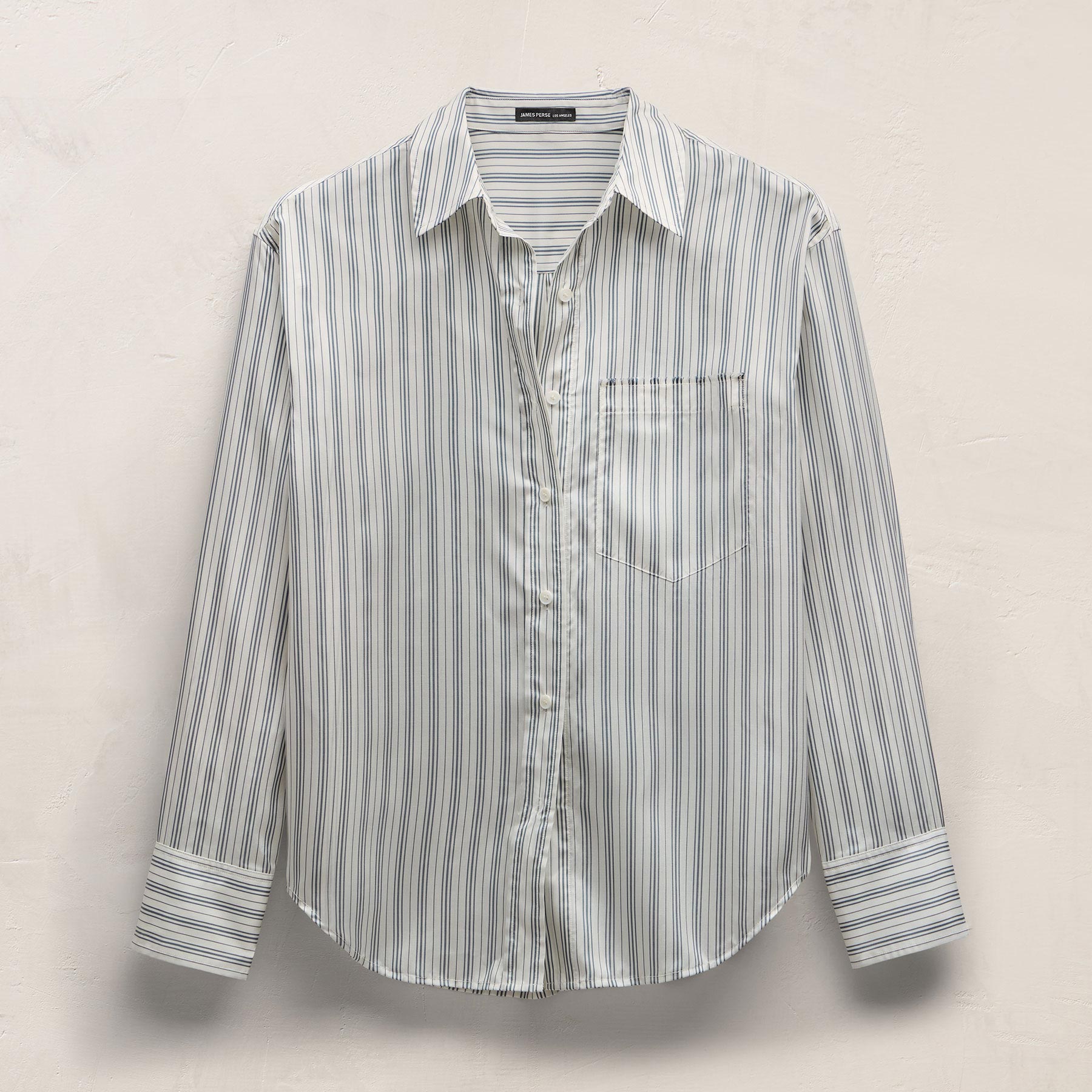 Silk Stripe Shirt - Pacific Stripe