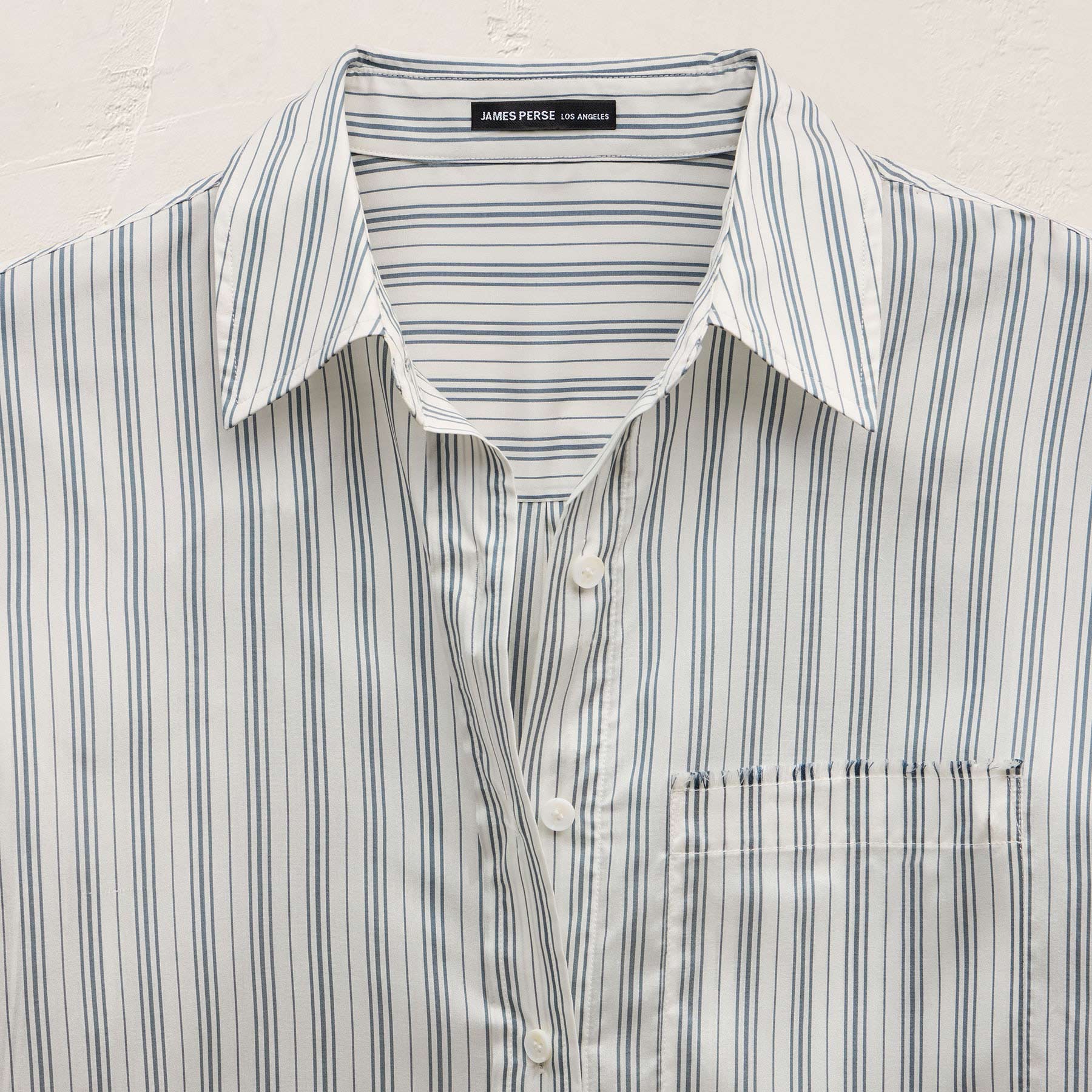 Silk Stripe Shirt - Pacific Stripe