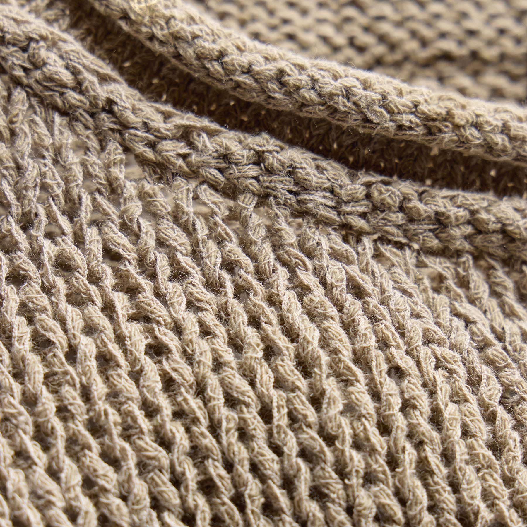 Cotton Linen Pullover Sweater - Overcast