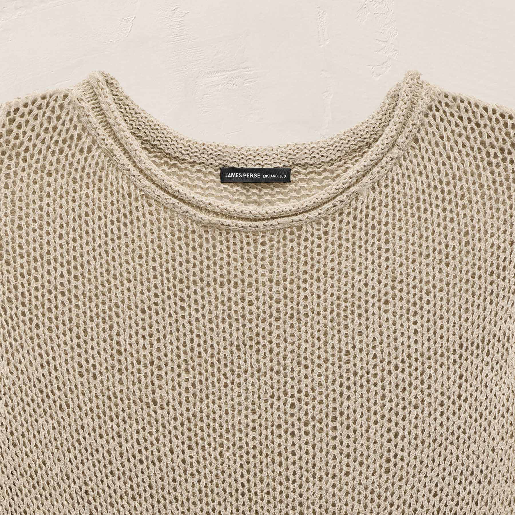 Baja Fringe Cotton Linen Tunic - Natural