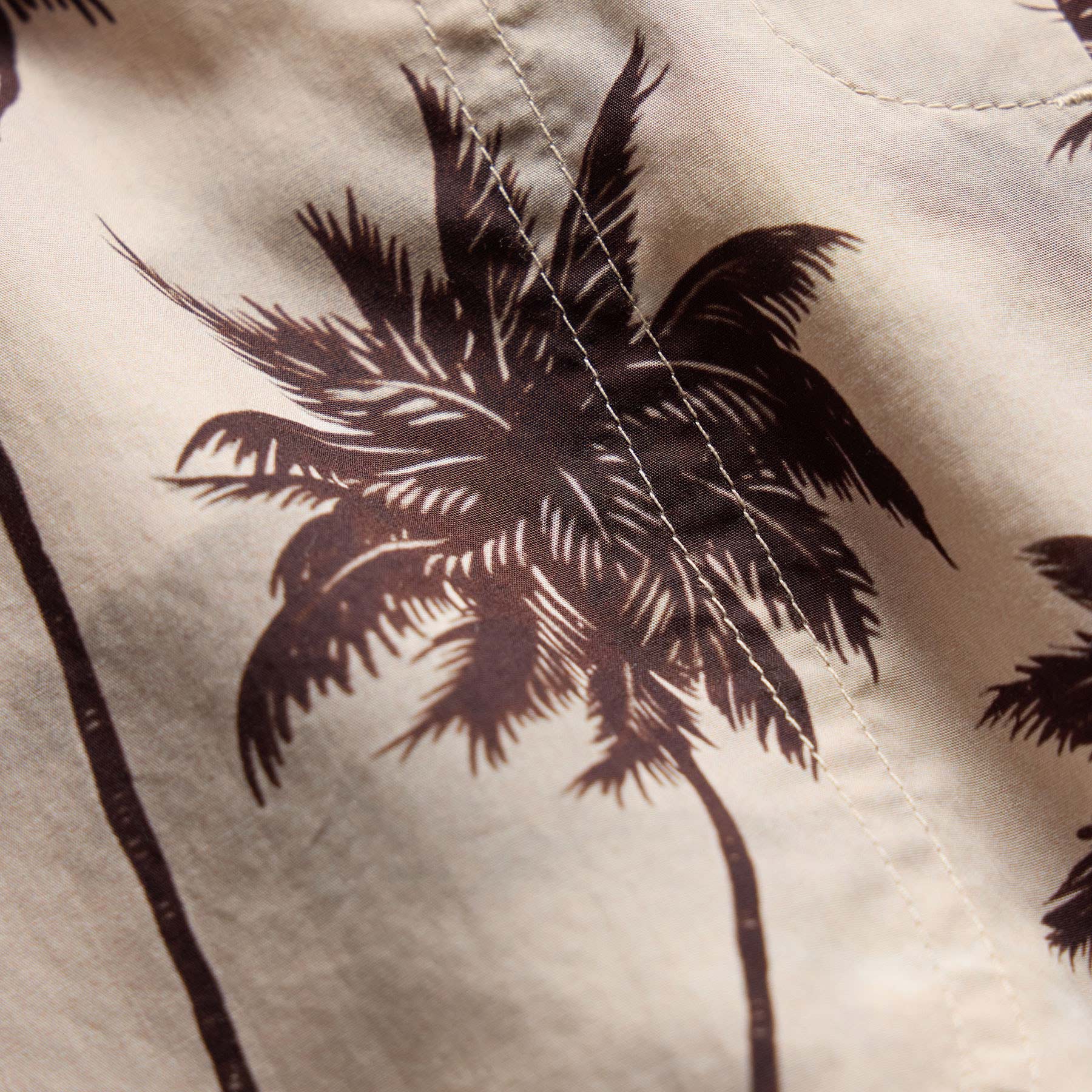 Palm Printed Boxer Short - Stone