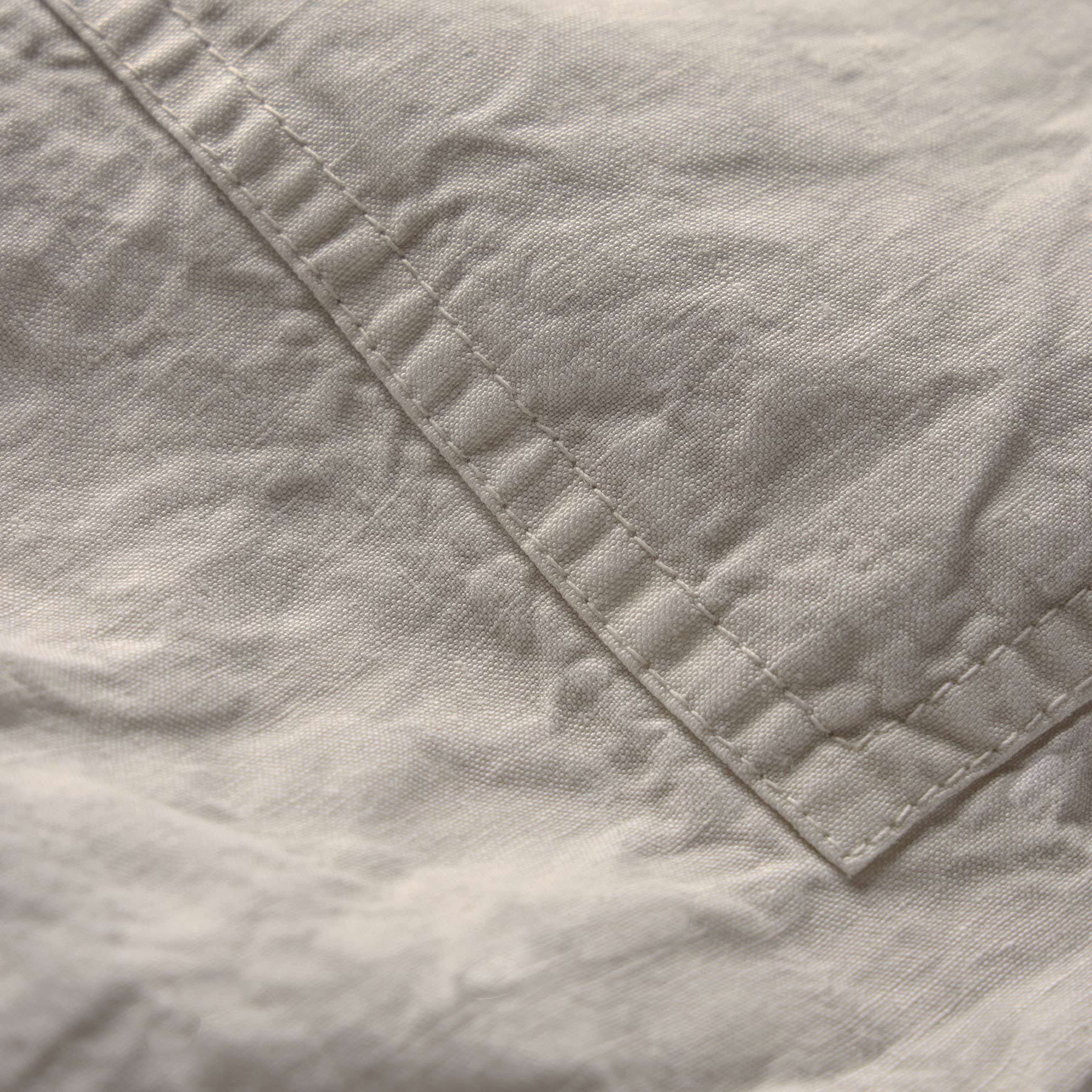 Linen Utility Mini Skirt - Salt Pigment