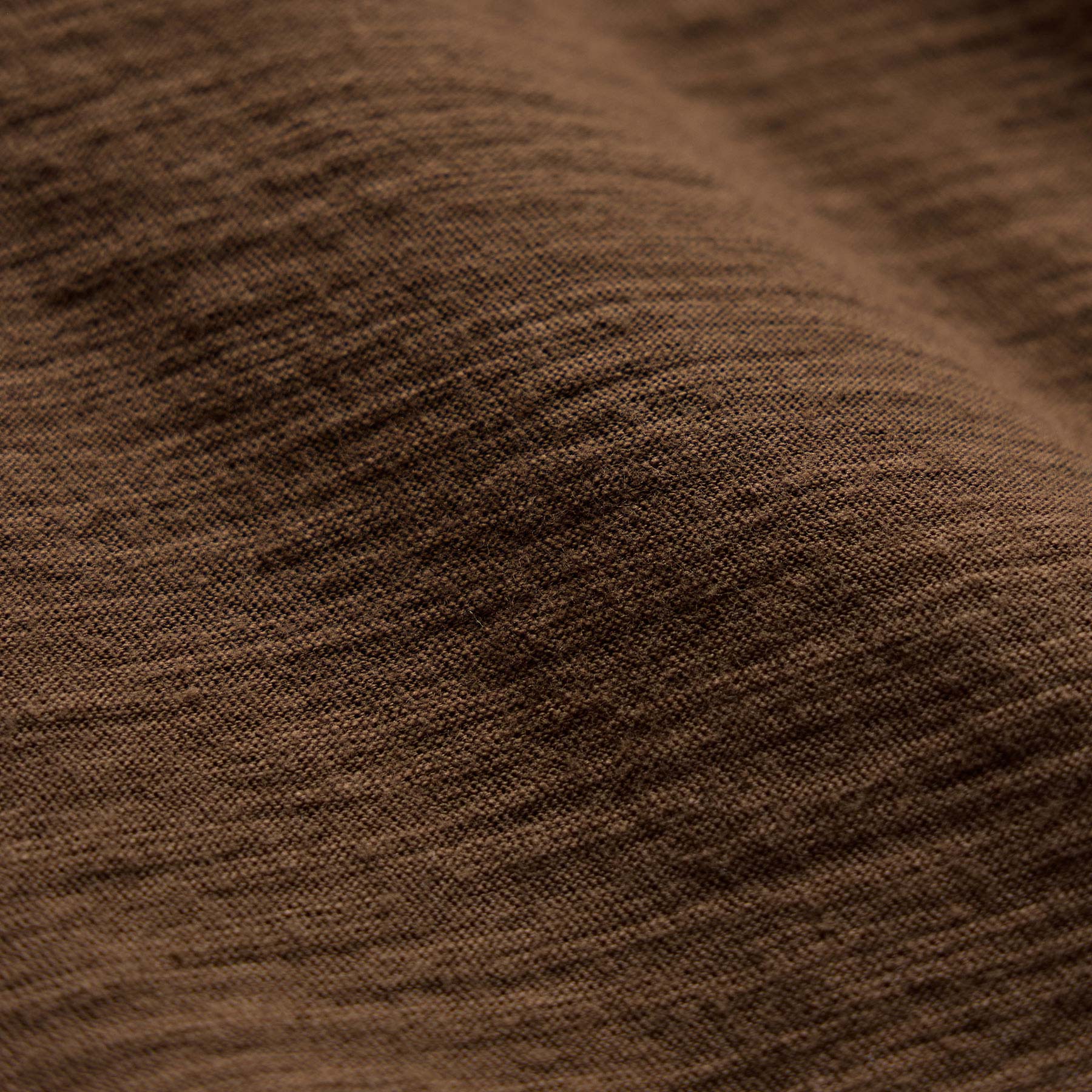 Sheer Slub Crew Neck Tee - Cocoa