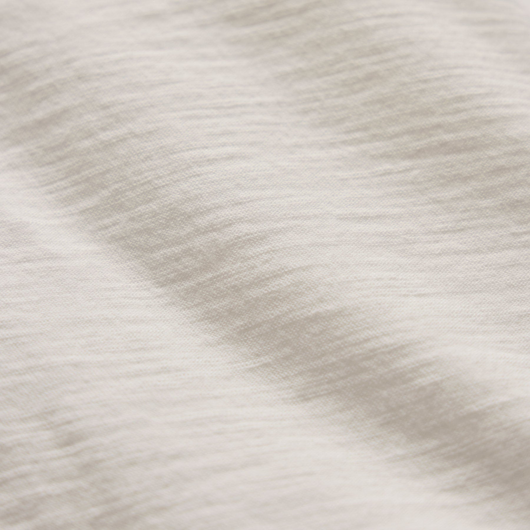Sheer Slub Crew Neck Tee - Off White