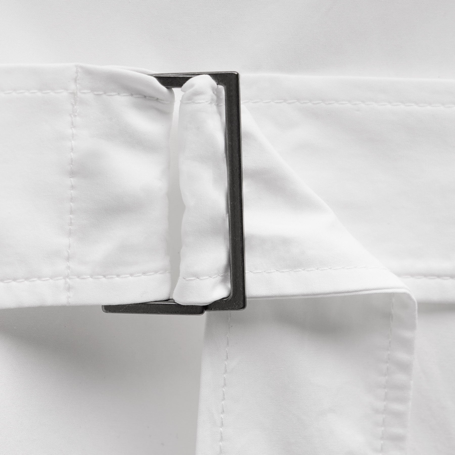 Italian Heavy Poplin Trench Coat - White